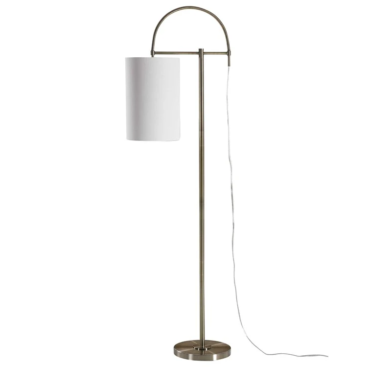 Casa Bella Living Antique Brass Finished Floor Lamp - Image 4