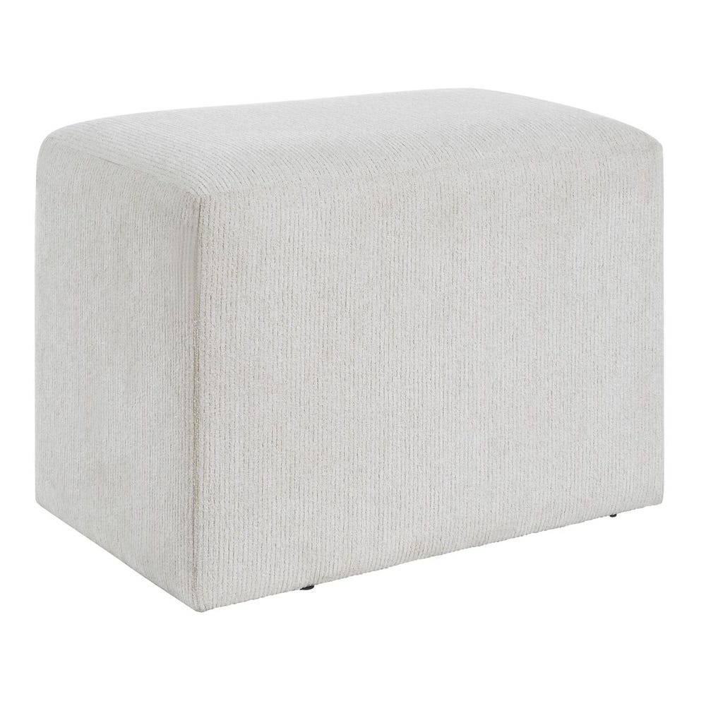 Casa Bella Living Off- White Rectangular Bench Stool - Image 3