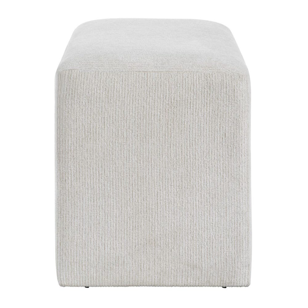 Casa Bella Living Off- White Rectangular Bench Stool - Image 5