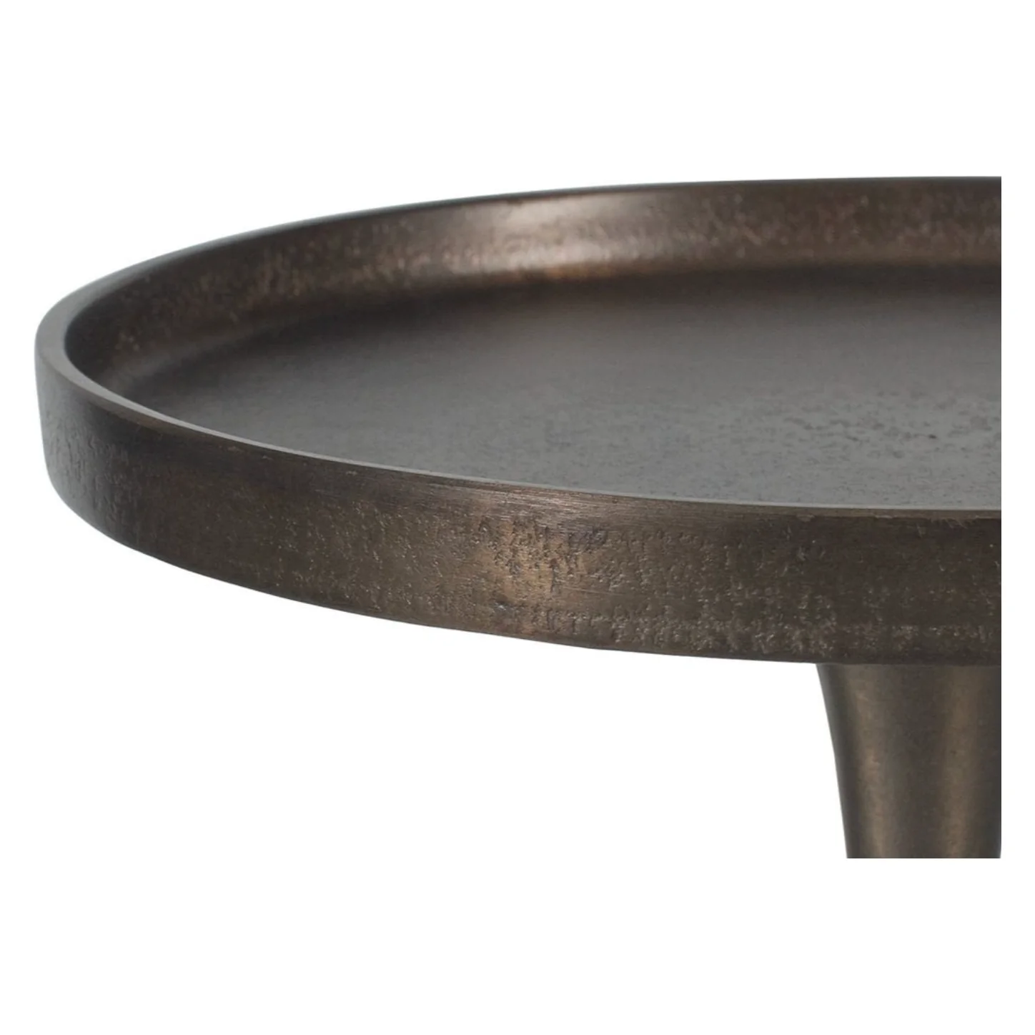 Casa Bella Living Round Bronze Antique Accent Table - Image 6