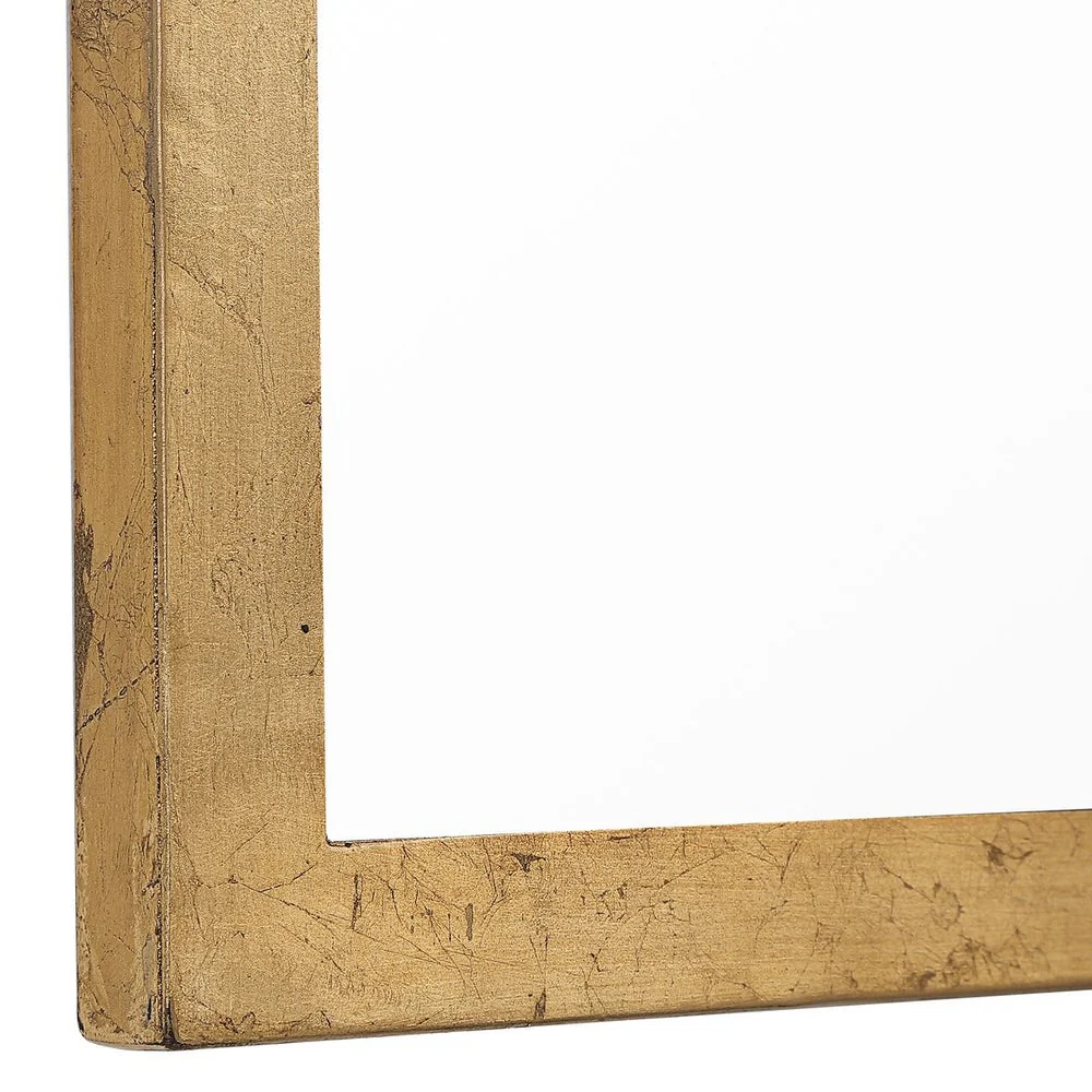 Casa Bella Living Beautiful Arched Top Finished With Gold Leaf Mirror - Image 7