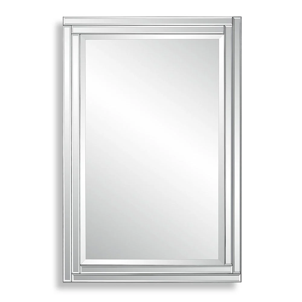 Casa Bella Living Beveled Rows Paneled Mirror - Image 3