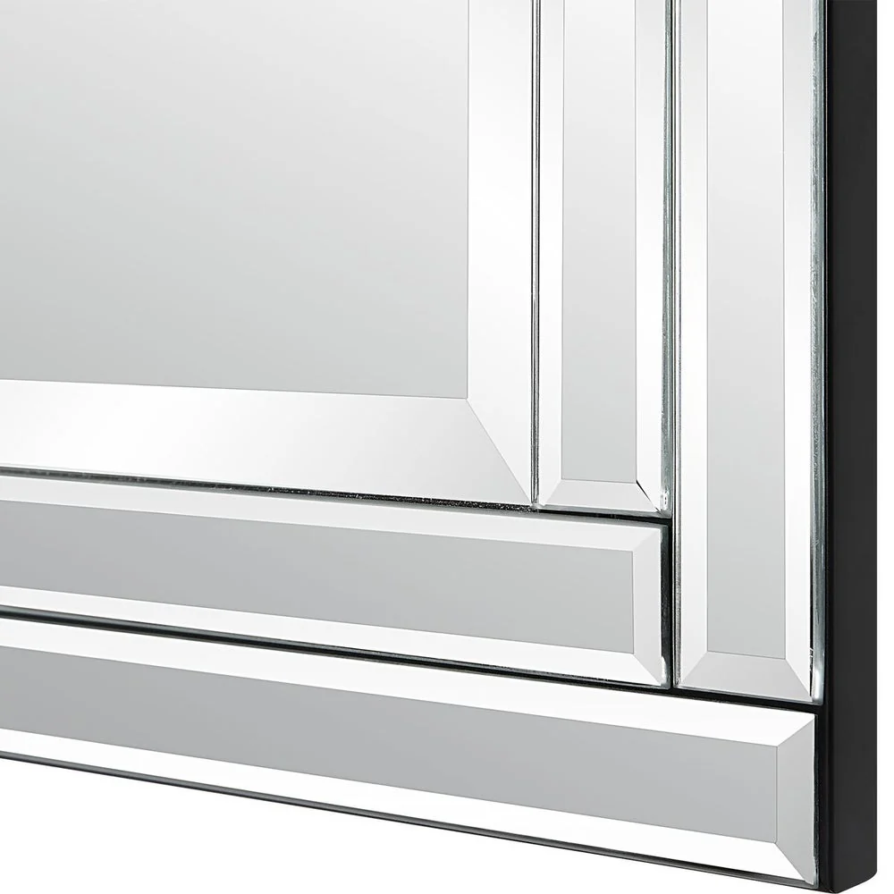 Casa Bella Living Beveled Rows Paneled Mirror - Image 6