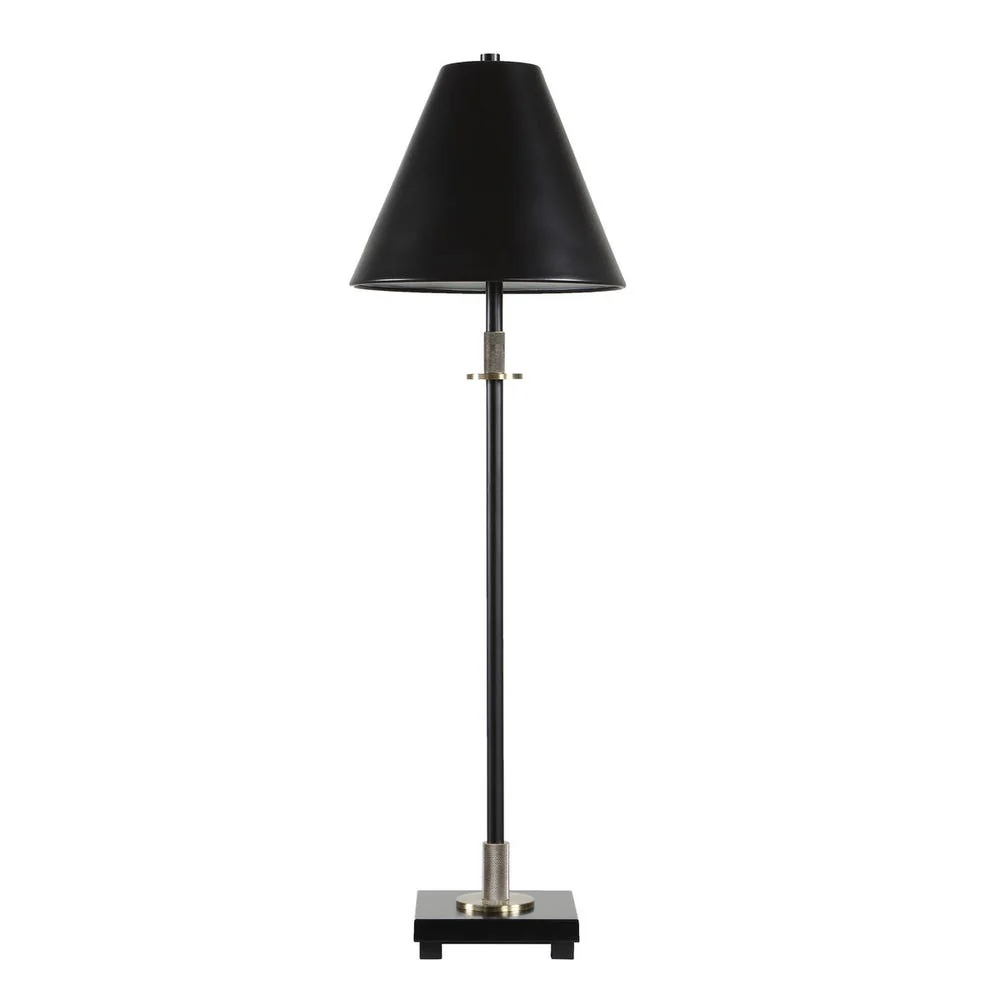 Casa Bella Living Metal Body In Black Buffet Lamp - Image 5