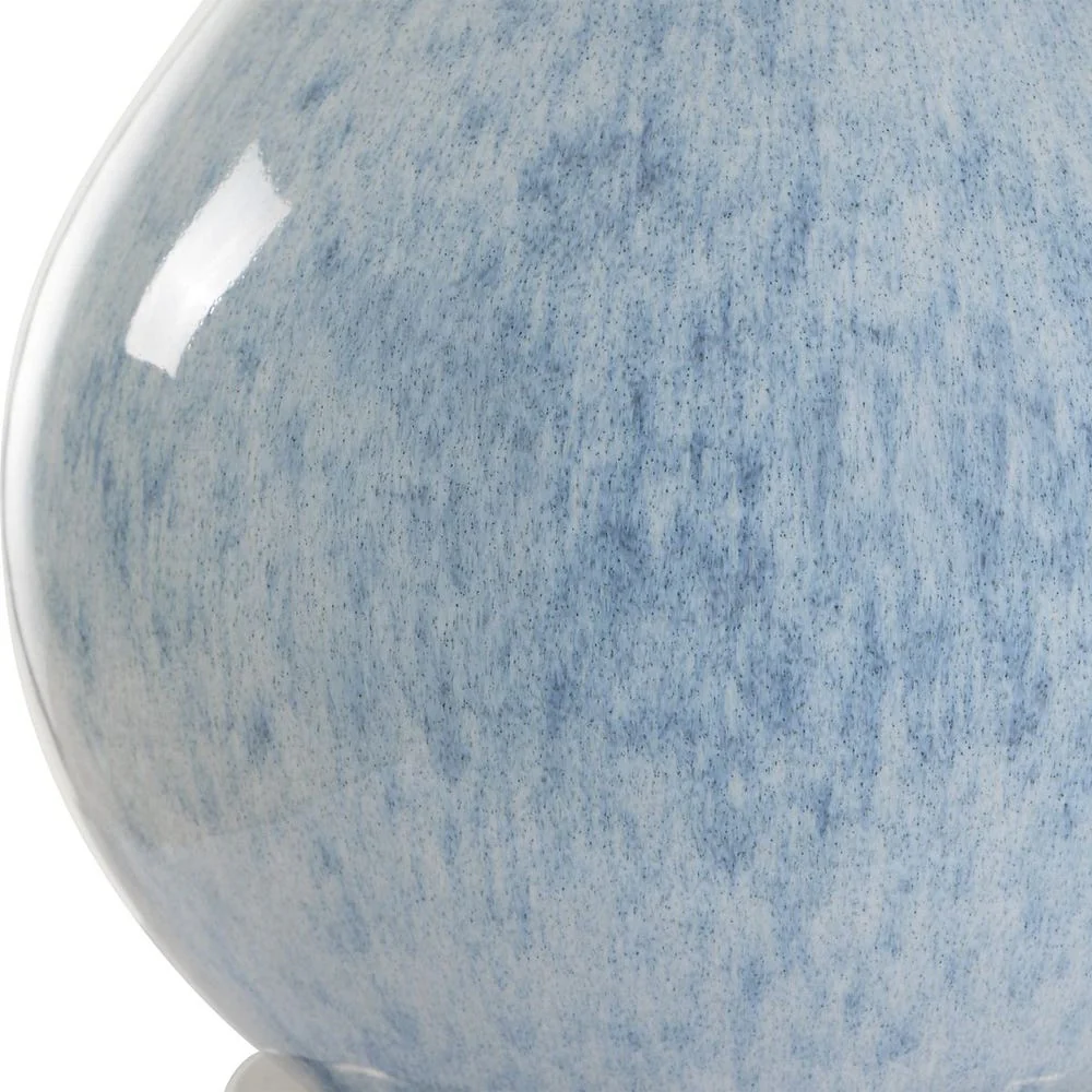 Casa Bella Living Elegant Soft Blue Glazed Accent Lamp - Image 6