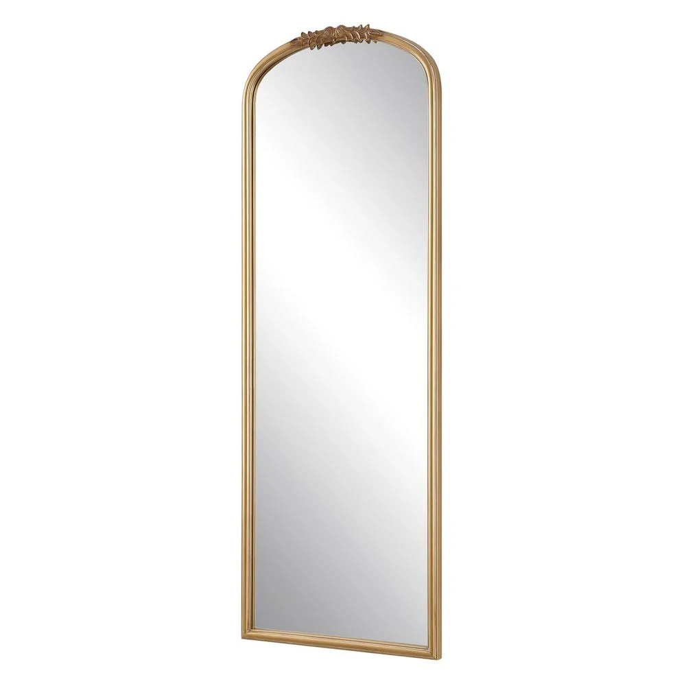 Casa Bella Living Tall Decorative Arched Antique Gold Mirror - Image 4