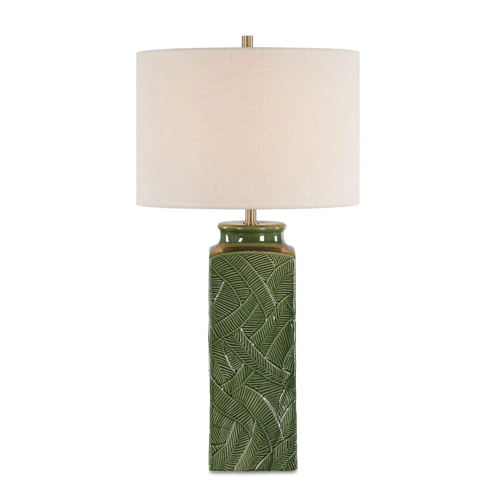 Casa Bella Living Glossy Green Table Lamp - Image 5