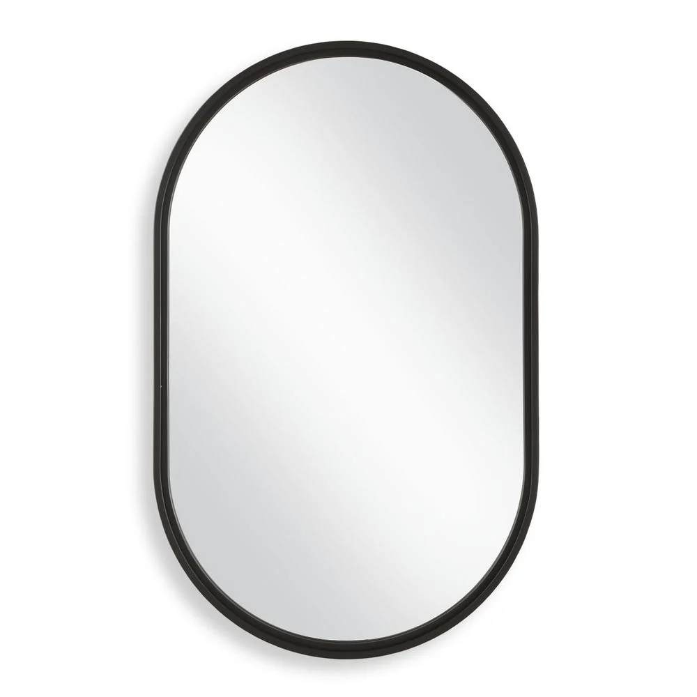 Casa Bella Living Satin Black Iron Mirror - Image 3