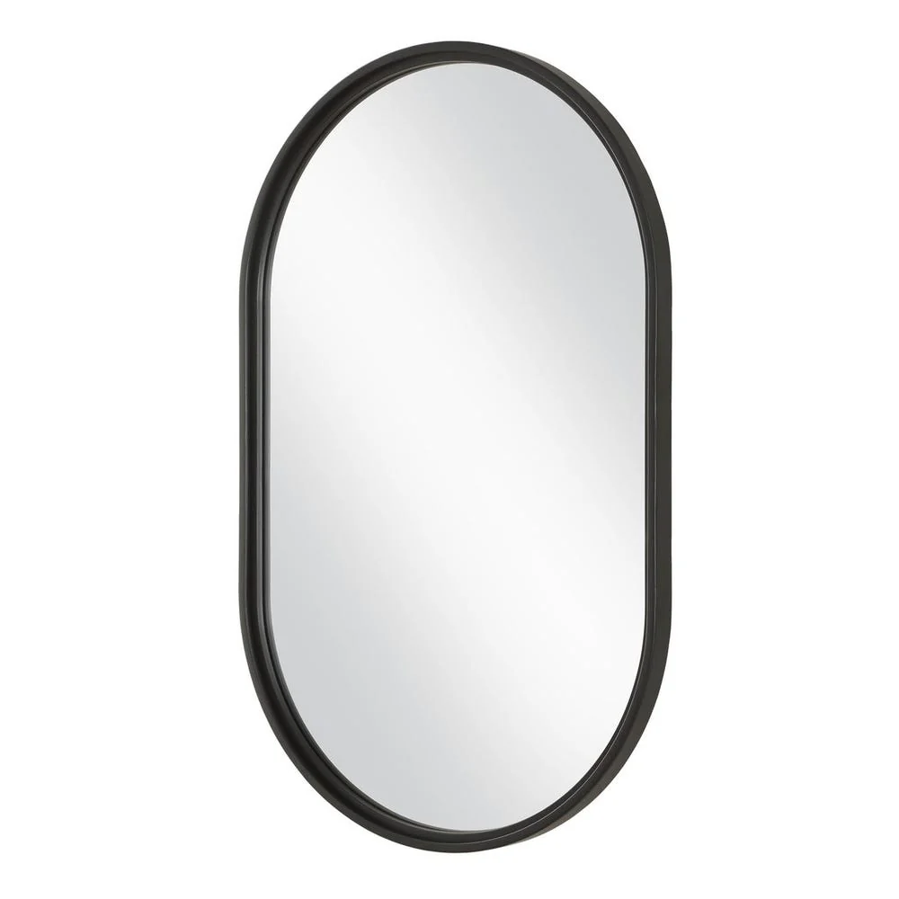 Casa Bella Living Satin Black Iron Mirror - Image 4