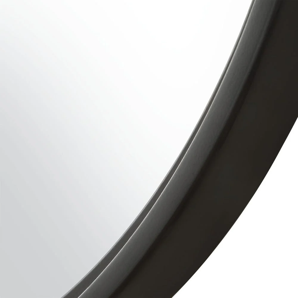 Casa Bella Living Satin Black Iron Mirror - Image 6