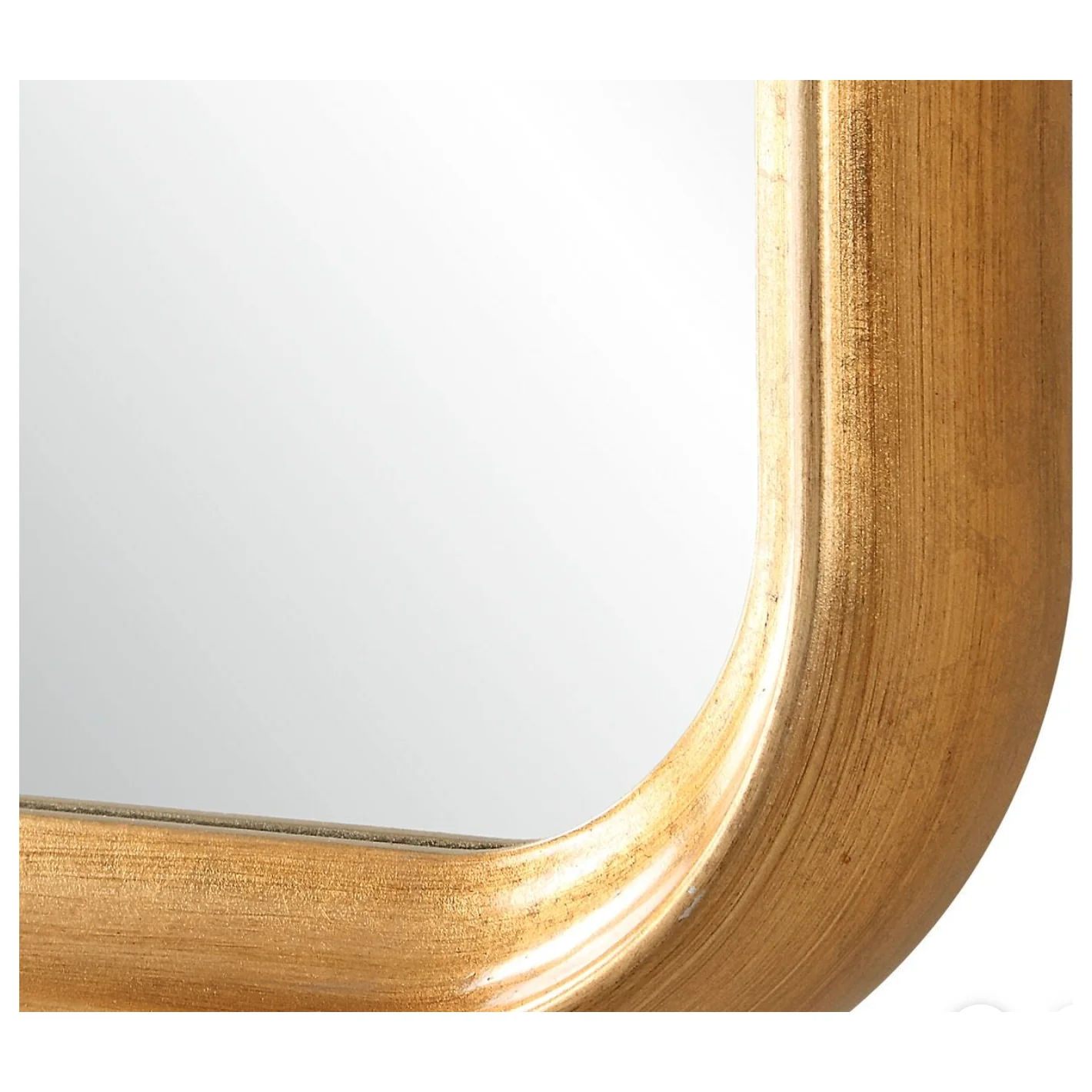 Casa Bella Living Champagne Gold Leaf Rectangular Mirror - Image 5