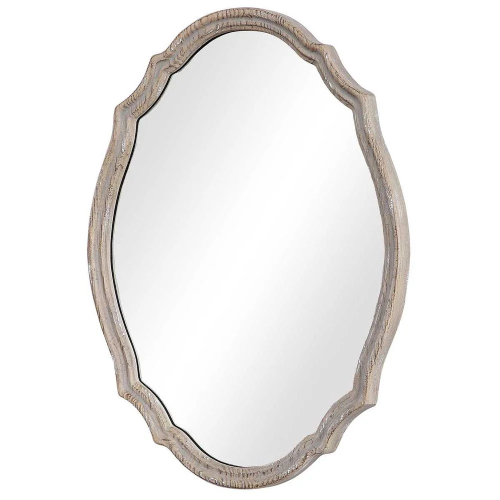 Casa Bella Living Metallic Gold With Light Antiquing Mirror - Image 6