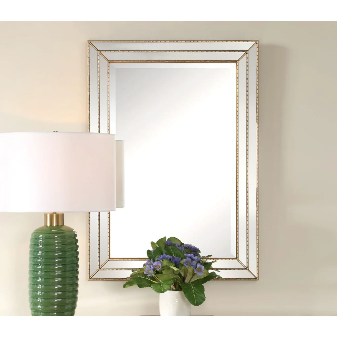 Casa Bella Living Metallic Gold Framed Mirror