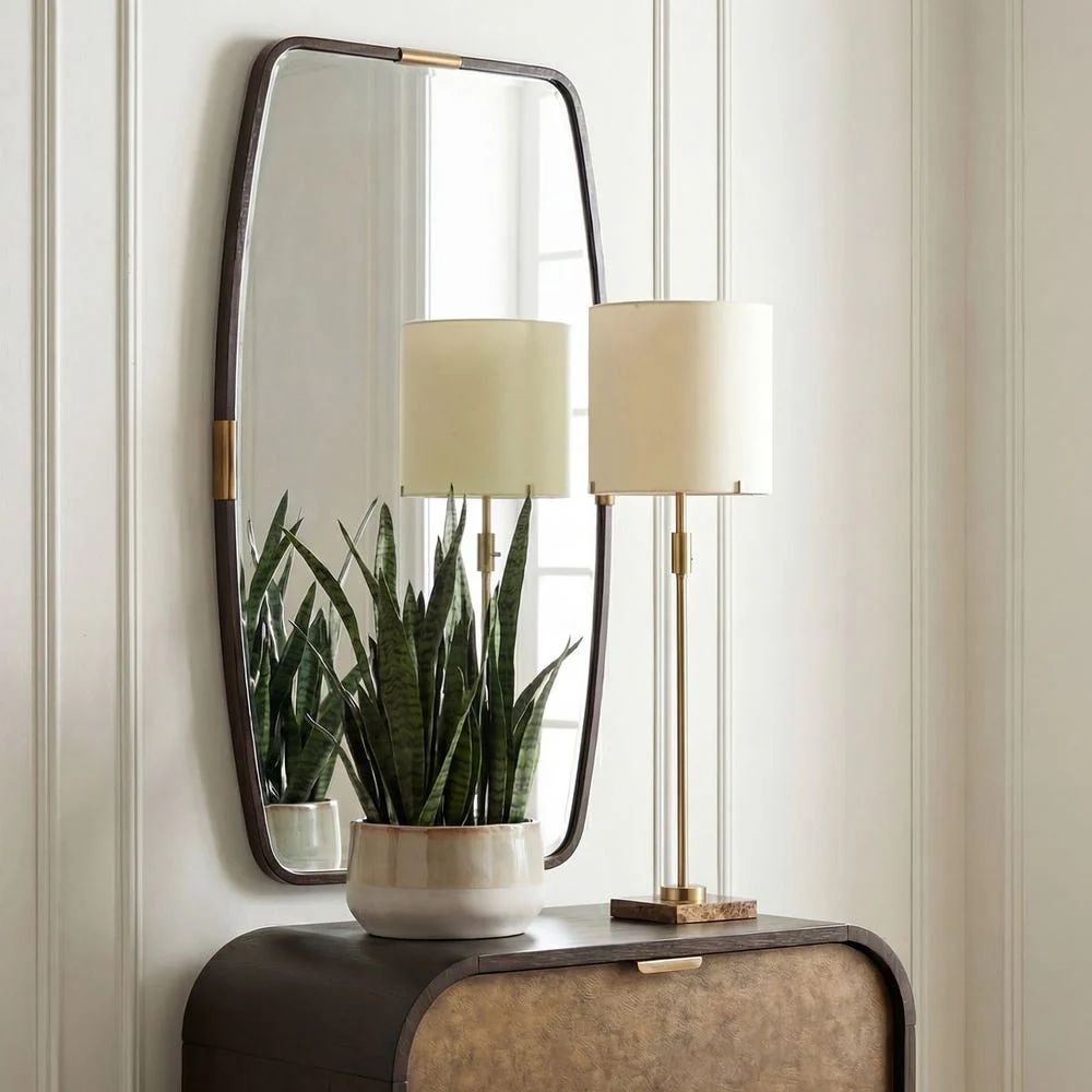 Casa Bella Living Dark Bronze & Antique Gold Mirror - Image 2