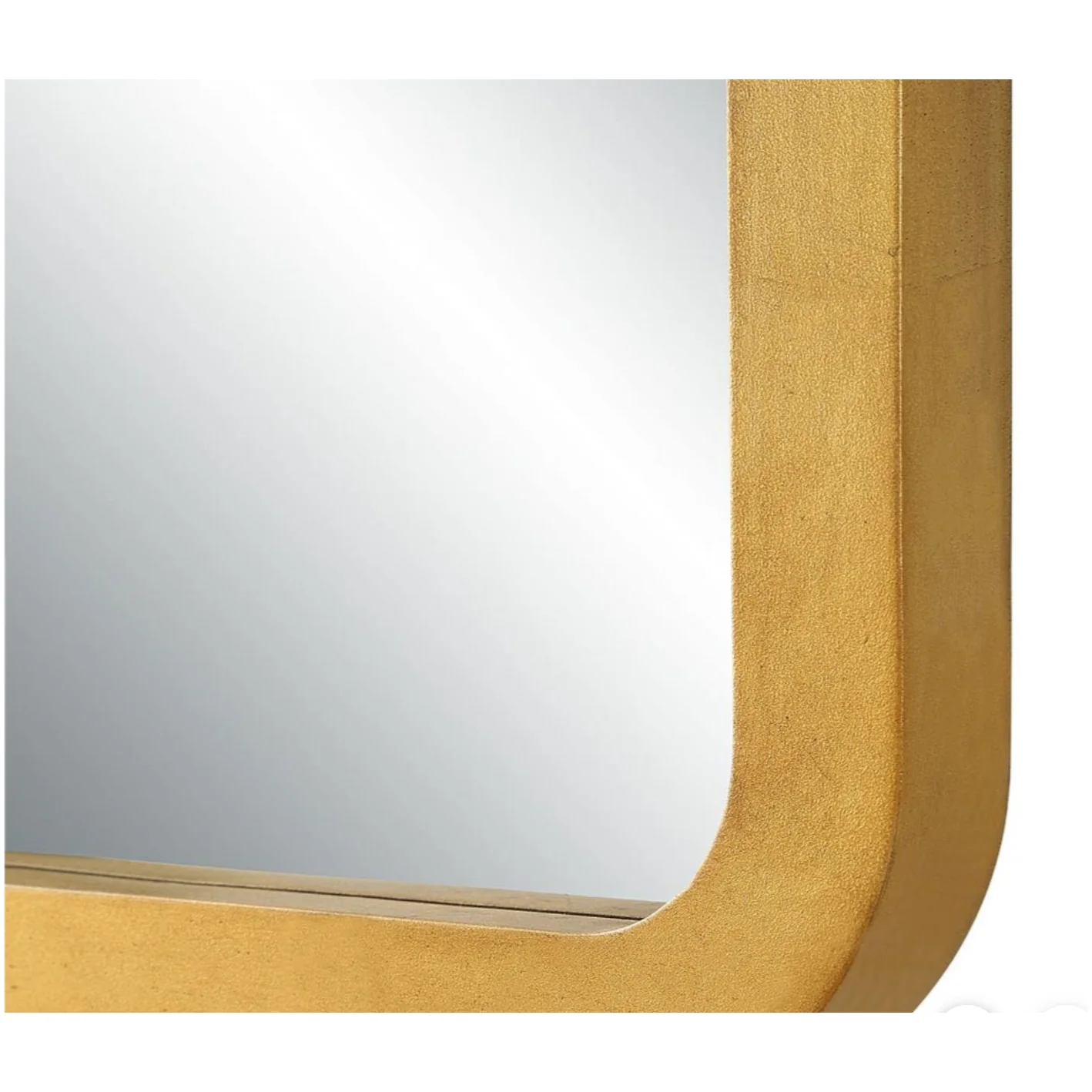 Casa Bella Living Radius Corners Finished In Gold Leaf Mirror - Image 6