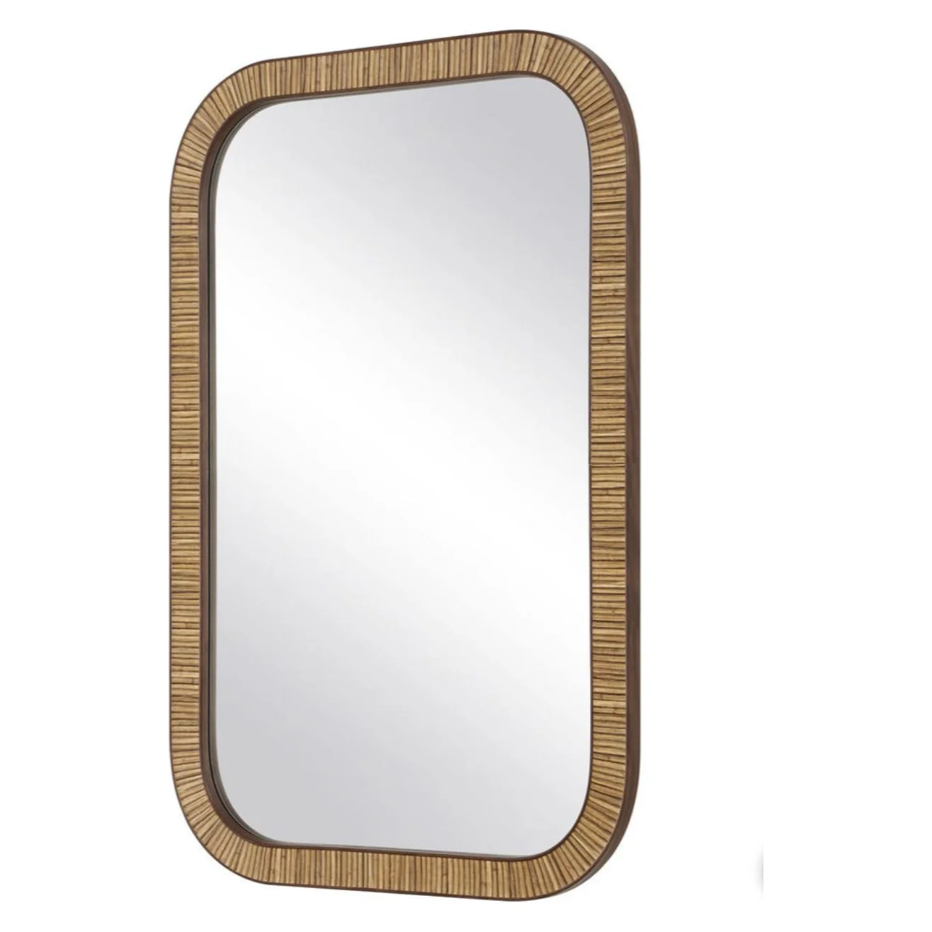 Casa Bella Living Woven Natural Rectangular Mirror - Image 4