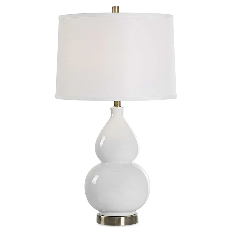 Casa Bella Living Pristine White Elegant Ceramic Table Lamp ~ LAST CHANCE SALE ~ LIMITED QUANTITY - Image 3