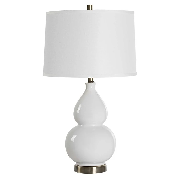 Casa Bella Living Pristine White Elegant Ceramic Table Lamp ~ LAST CHANCE SALE ~ LIMITED QUANTITY - Image 4