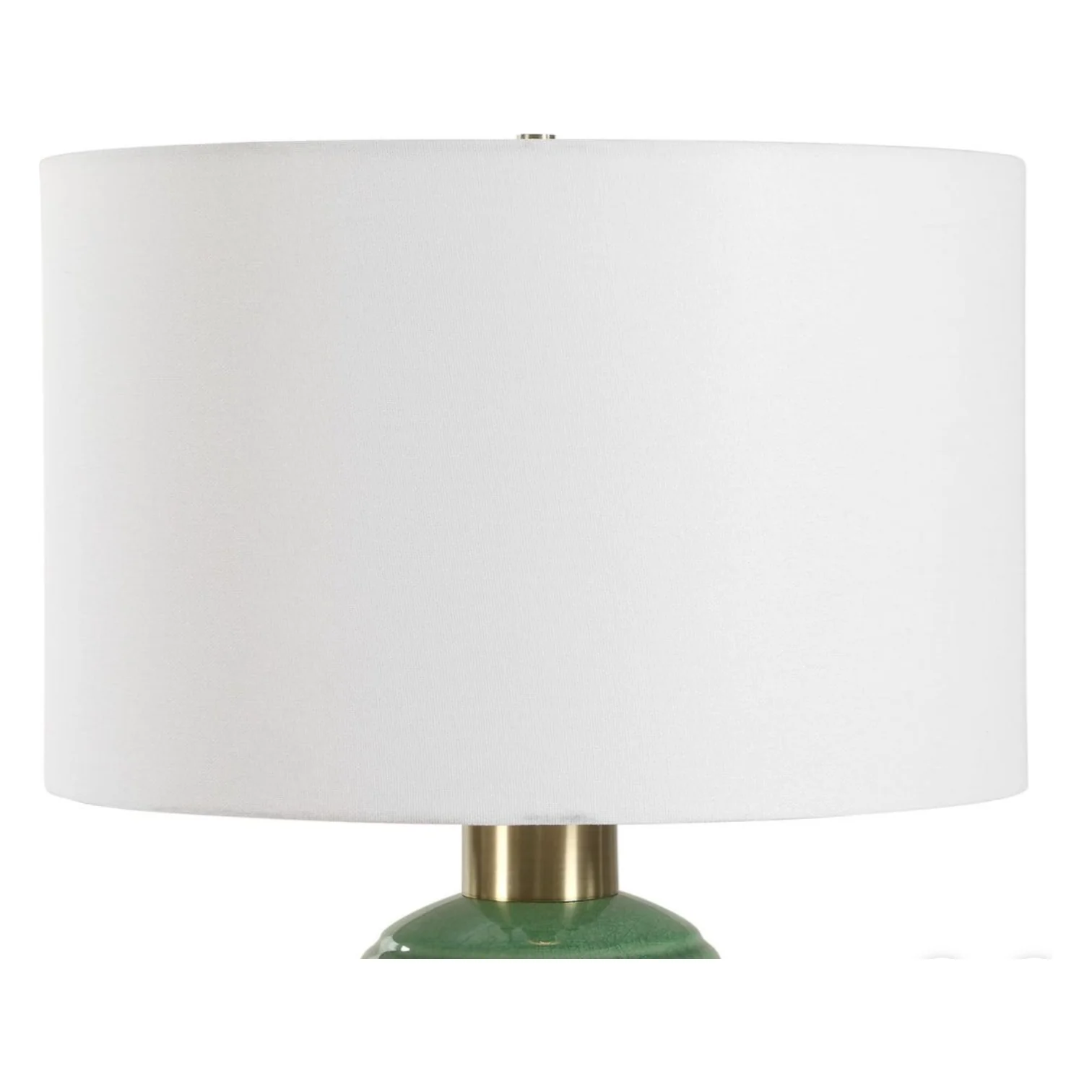 Casa Bella Living Rich Olive Green Ribbed Table Lamp - Image 6