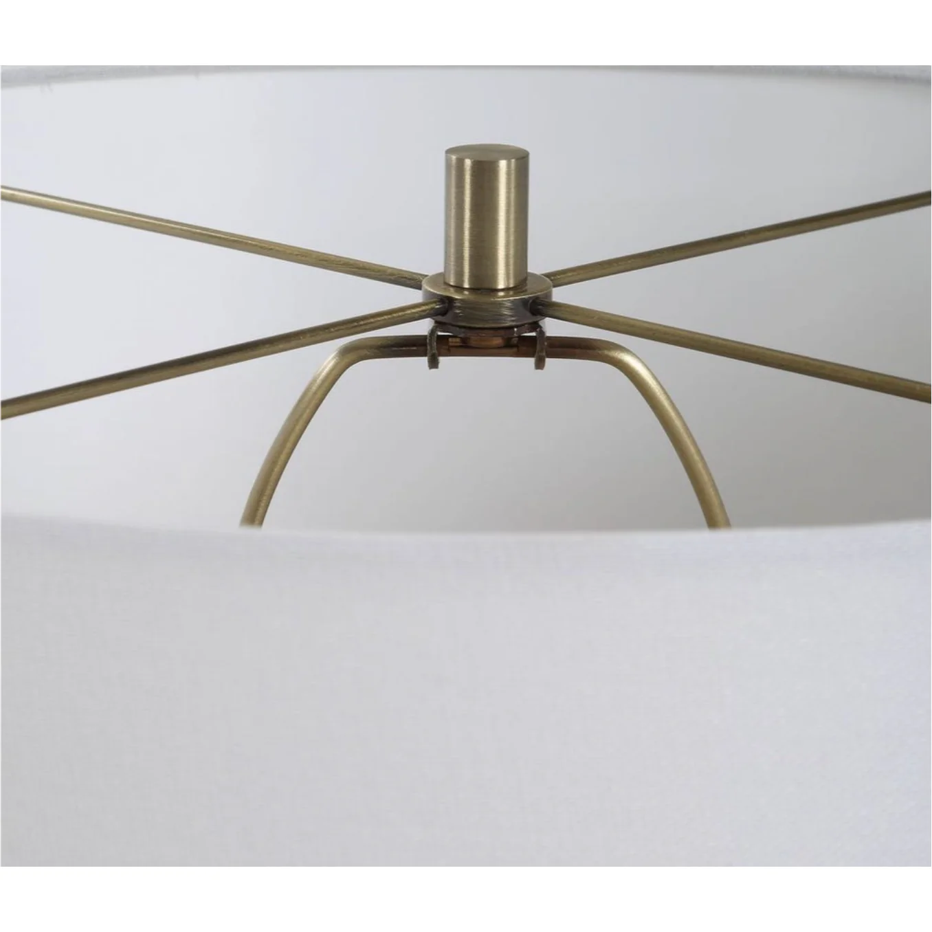 Casa Bella Living Rich Olive Green Ribbed Table Lamp - Image 7