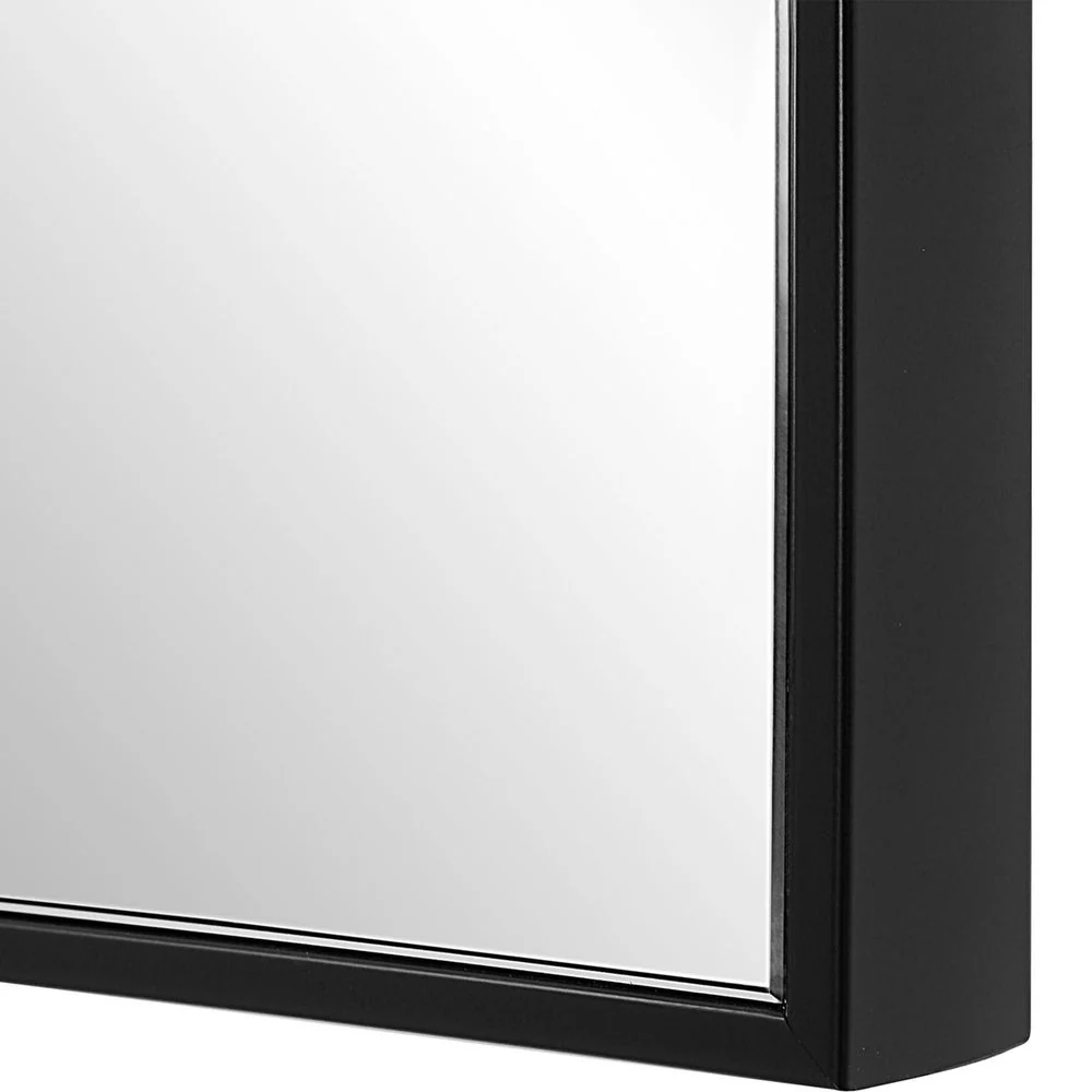 Casa Bella Living Thin Black Framed Contemporary Mirror - Image 6