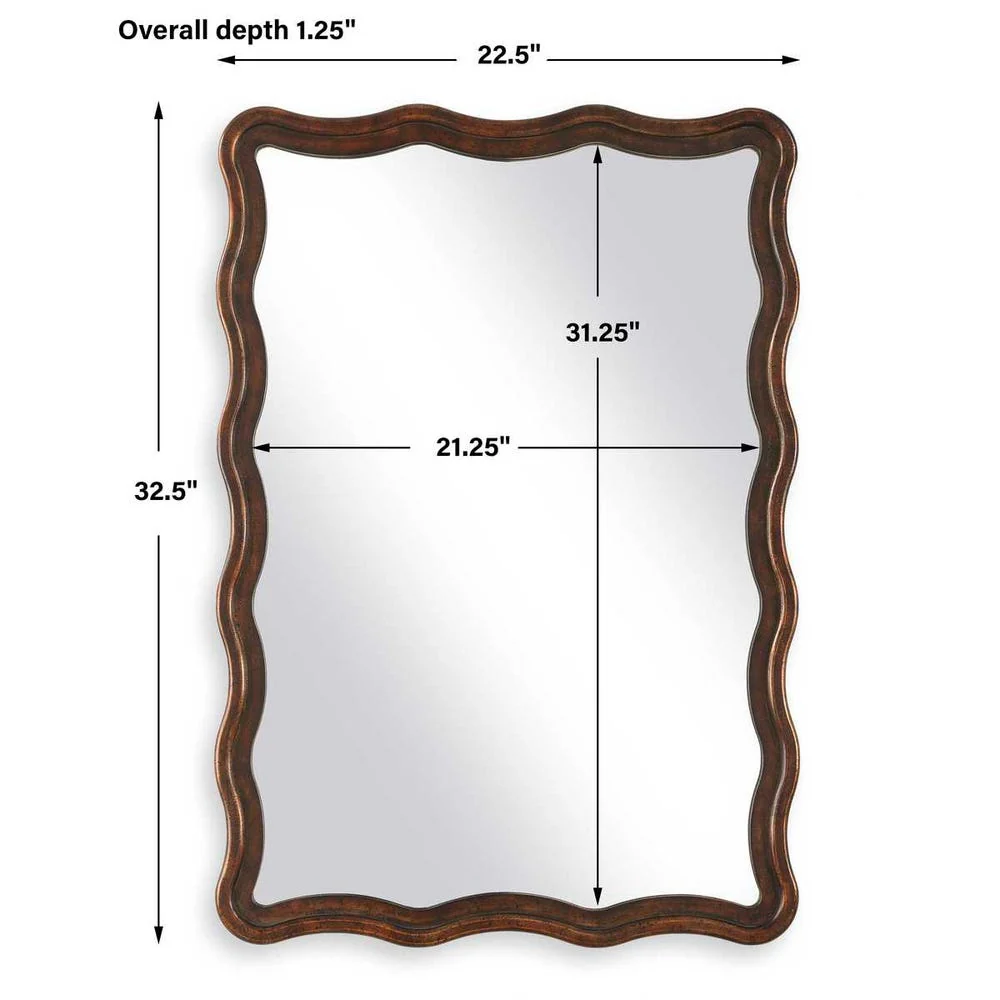 Casa Bella Living Vintage Bronze And Gold Mirror - Image 6