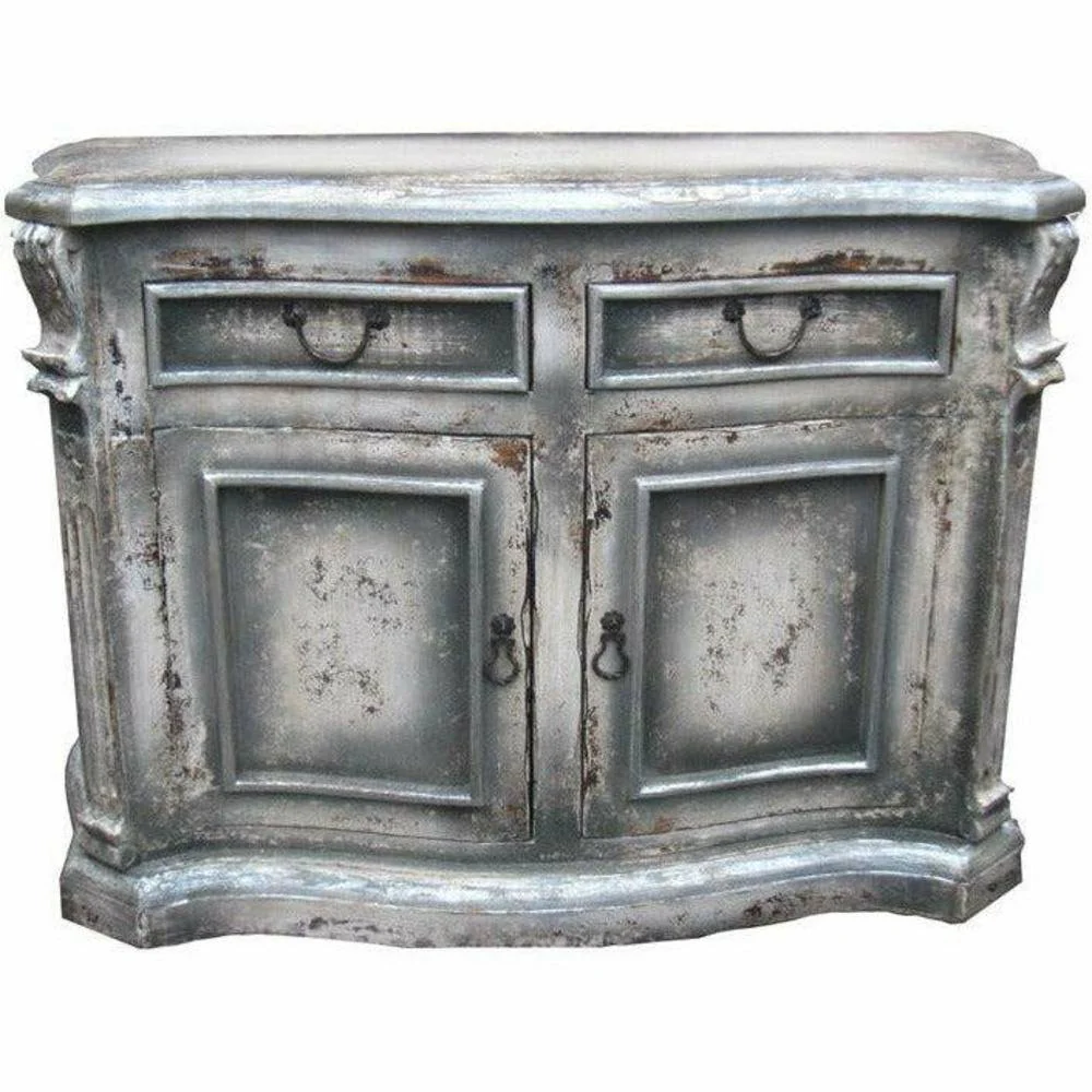 Casa Bonita Peruvian Hand-Painted Carved Wood Vanessa Buffet