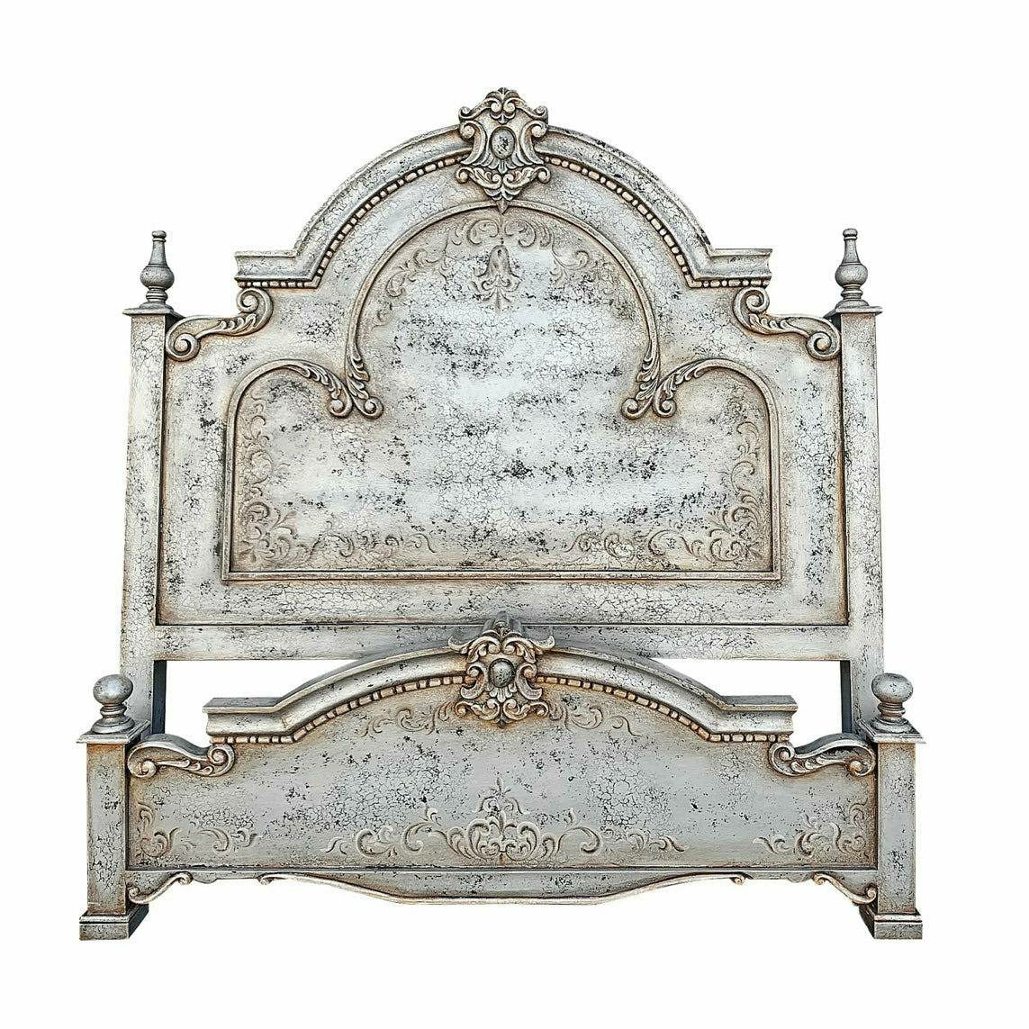 Casa Bonita Peruvian Hand-Painted Carved Wood Montelena King Size Bed - Image 3
