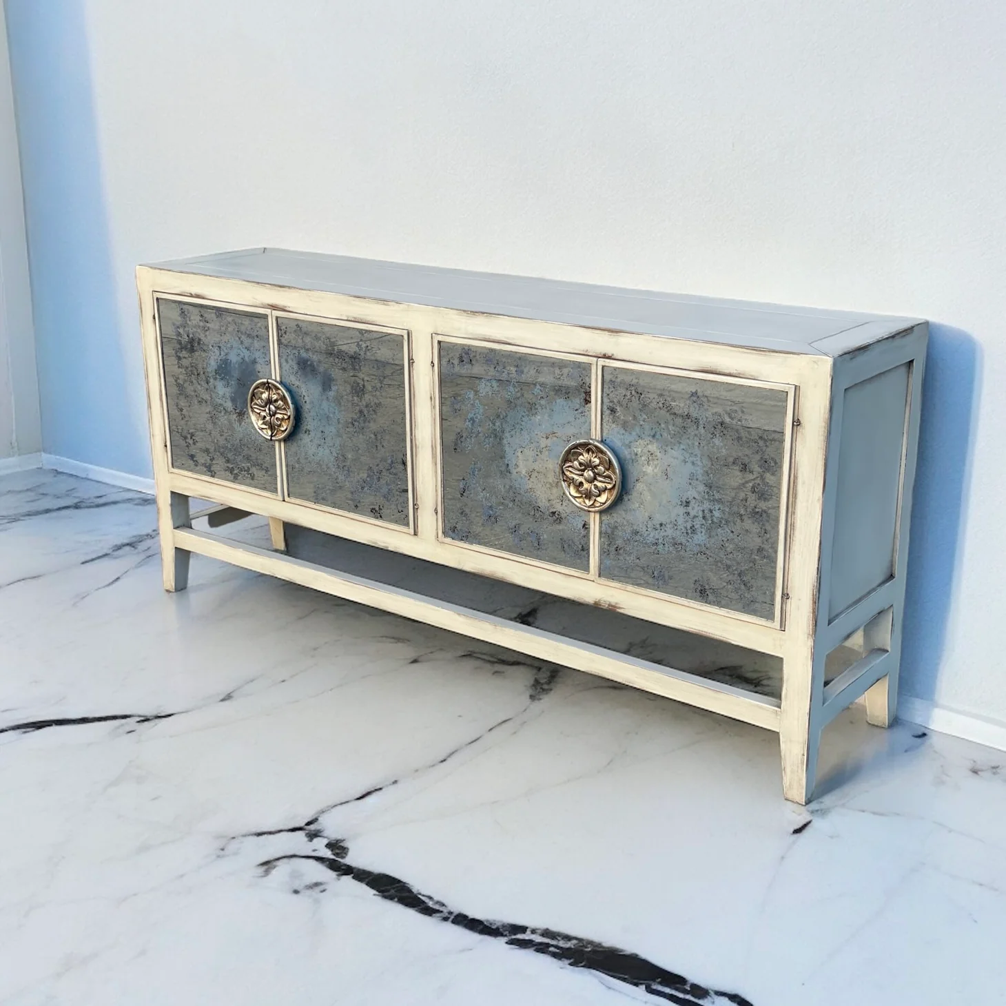 Casa Bonita Modern Rustic Aqua Buffet - Image 2