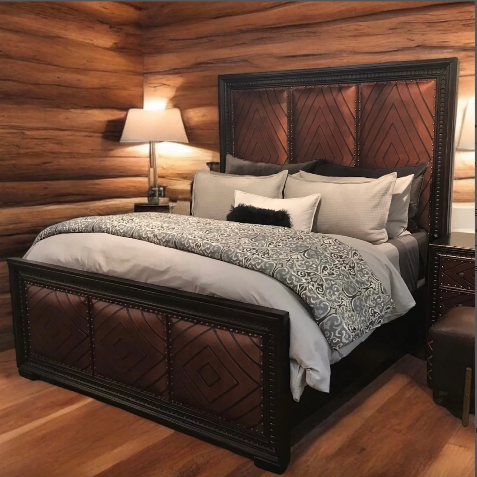 Casa Bonita Modern Rustic Carson King Bed