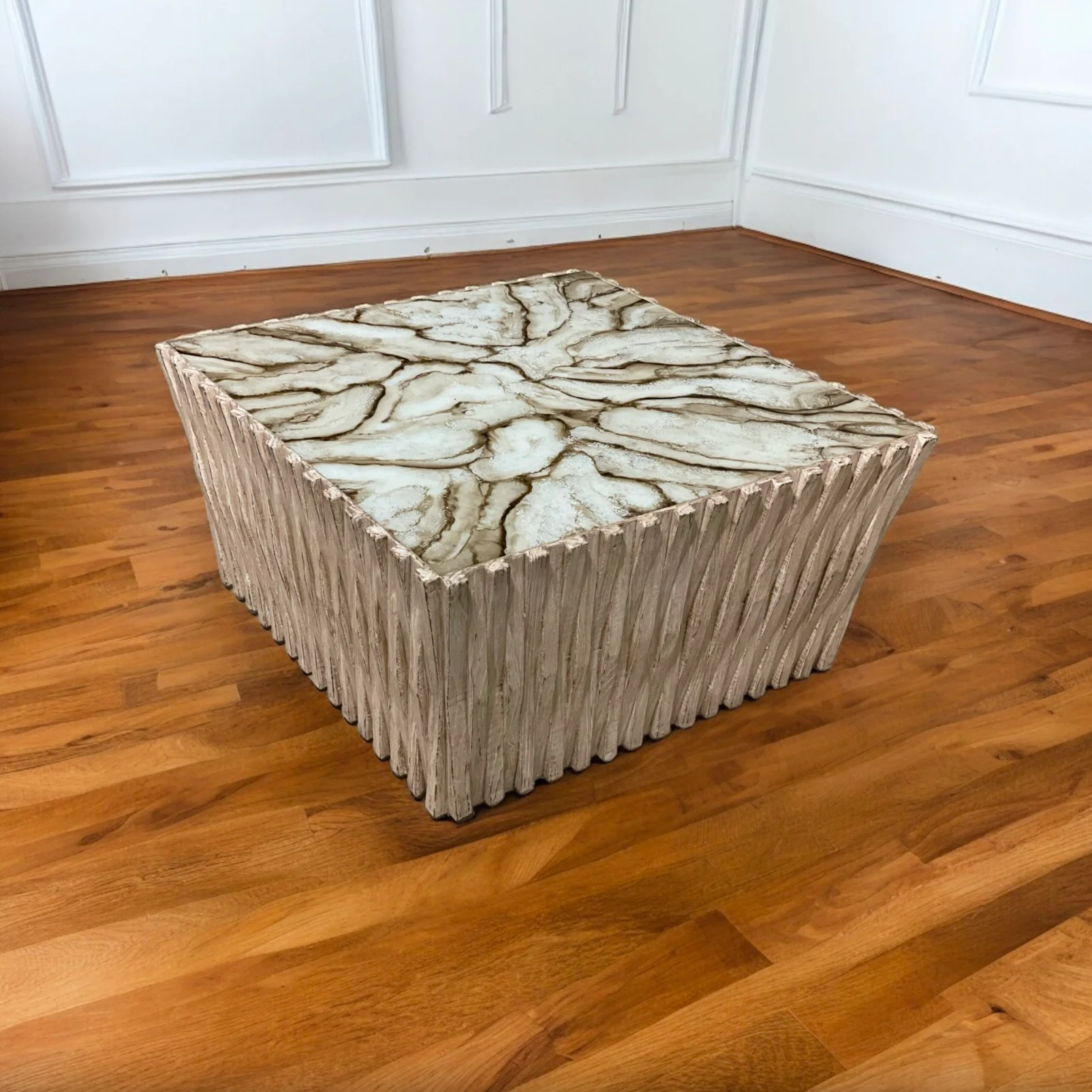 Casa Bonita Modern Rustic Central Coffee Table - Image 2