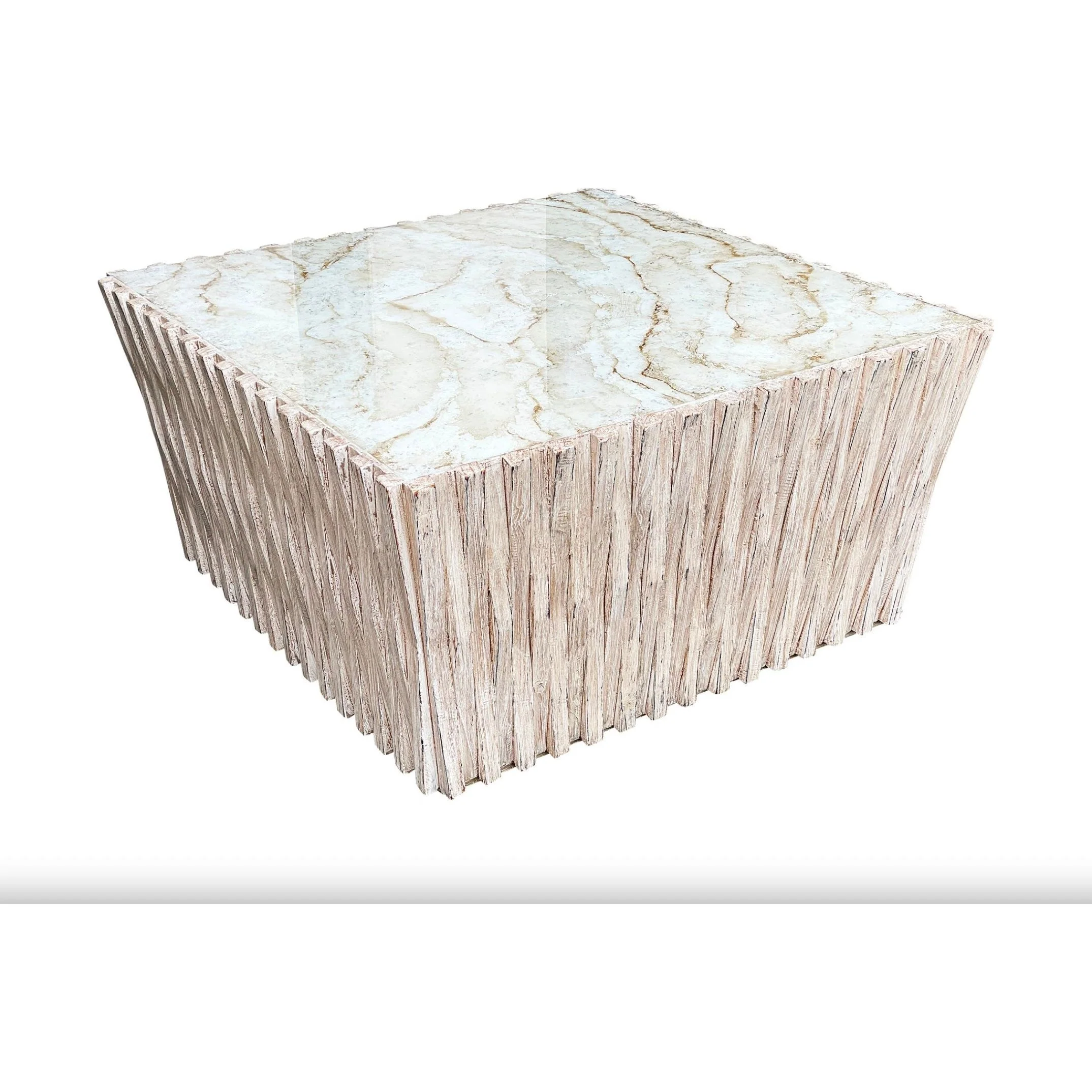 Casa Bonita Modern Rustic Central Coffee Table - Image 3