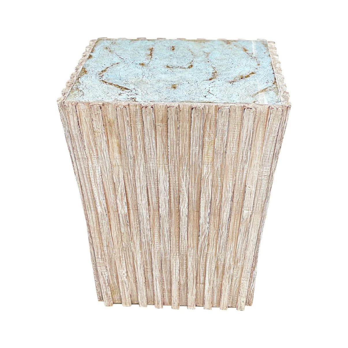 Casa Bonita Modern Rustic Central End Table - Image 2