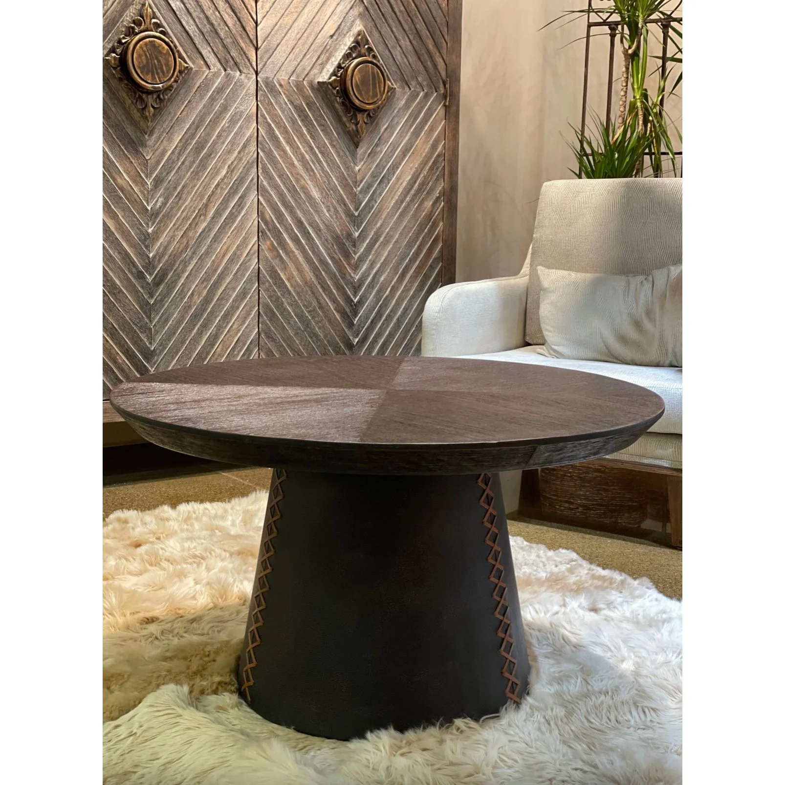 Casa Bonita Modern Rustic Lucca Coffee Table - Image 2