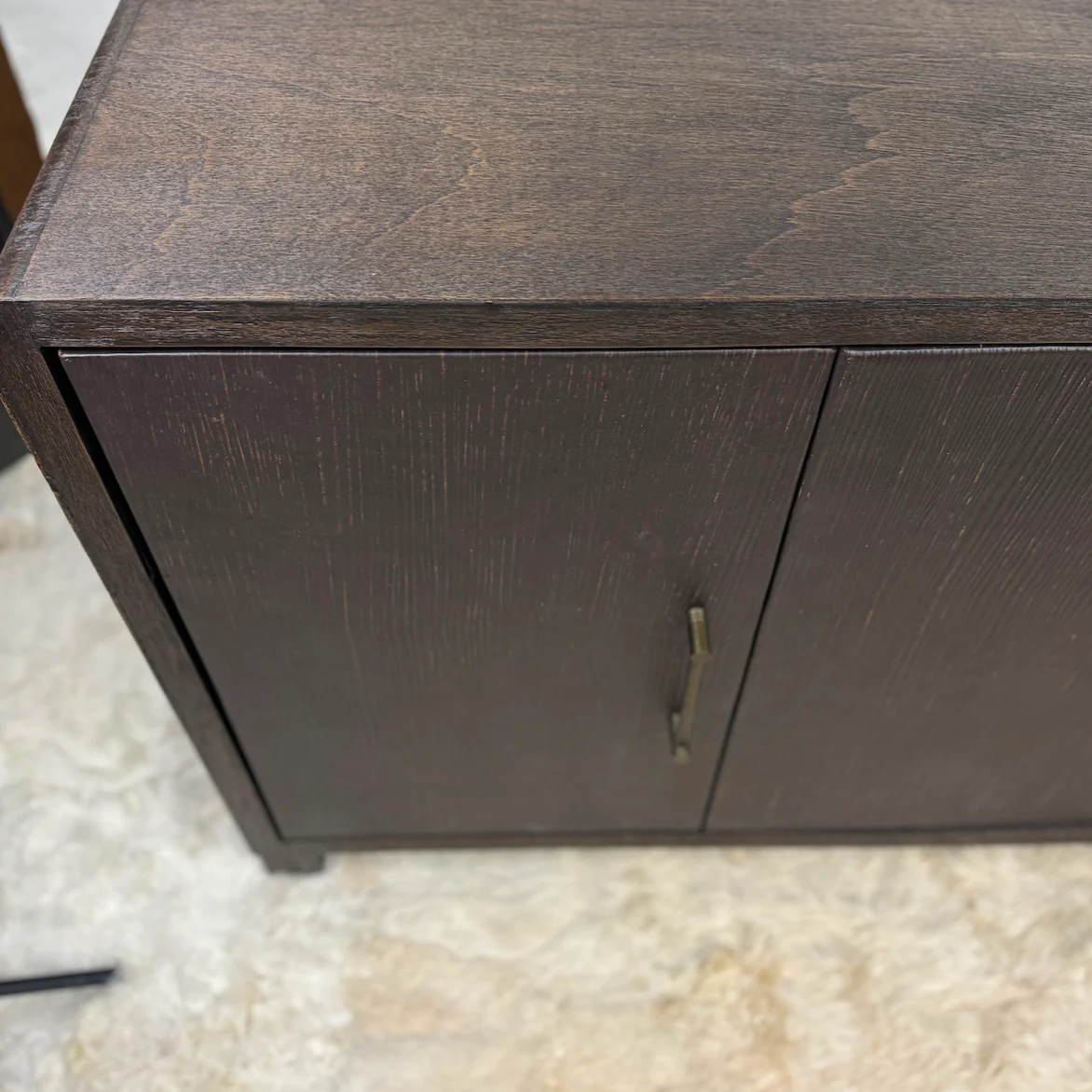 Casa Bonita Modern Rustic Lucca Leather Buffet - Image 3