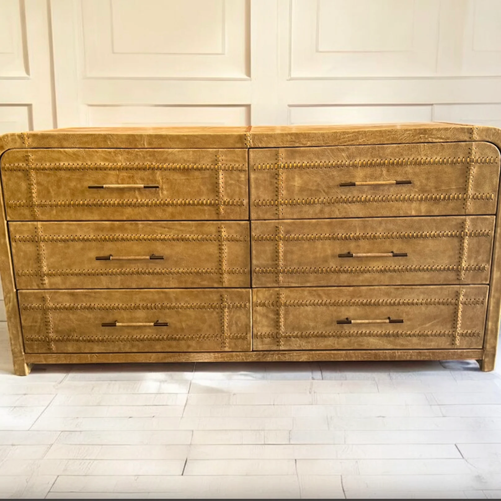 Casa Bonita Modern Rustic Taylor Leather Dresser