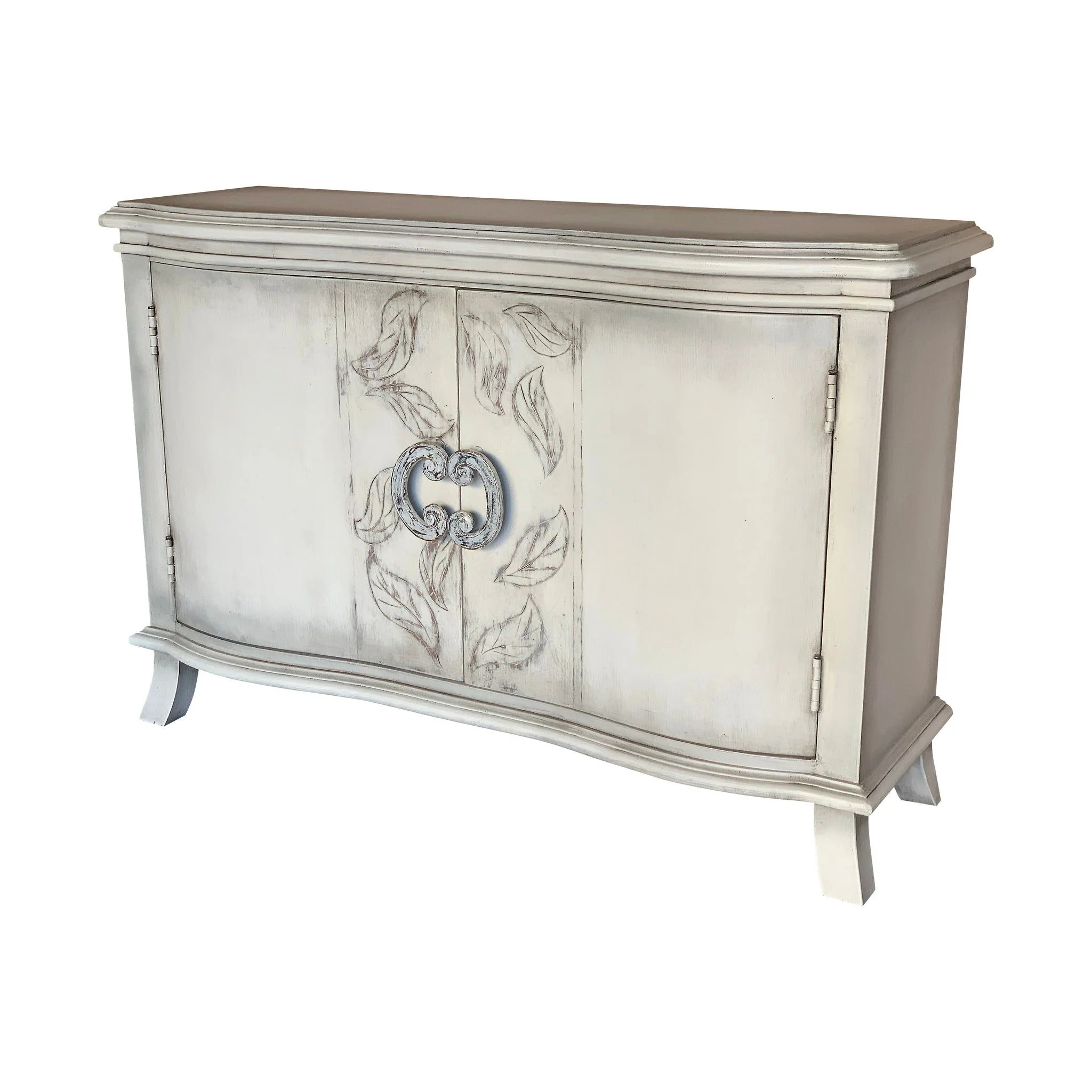 Casa Bonita Peruvian Hand-Painted Carved Wood Eloise Chest