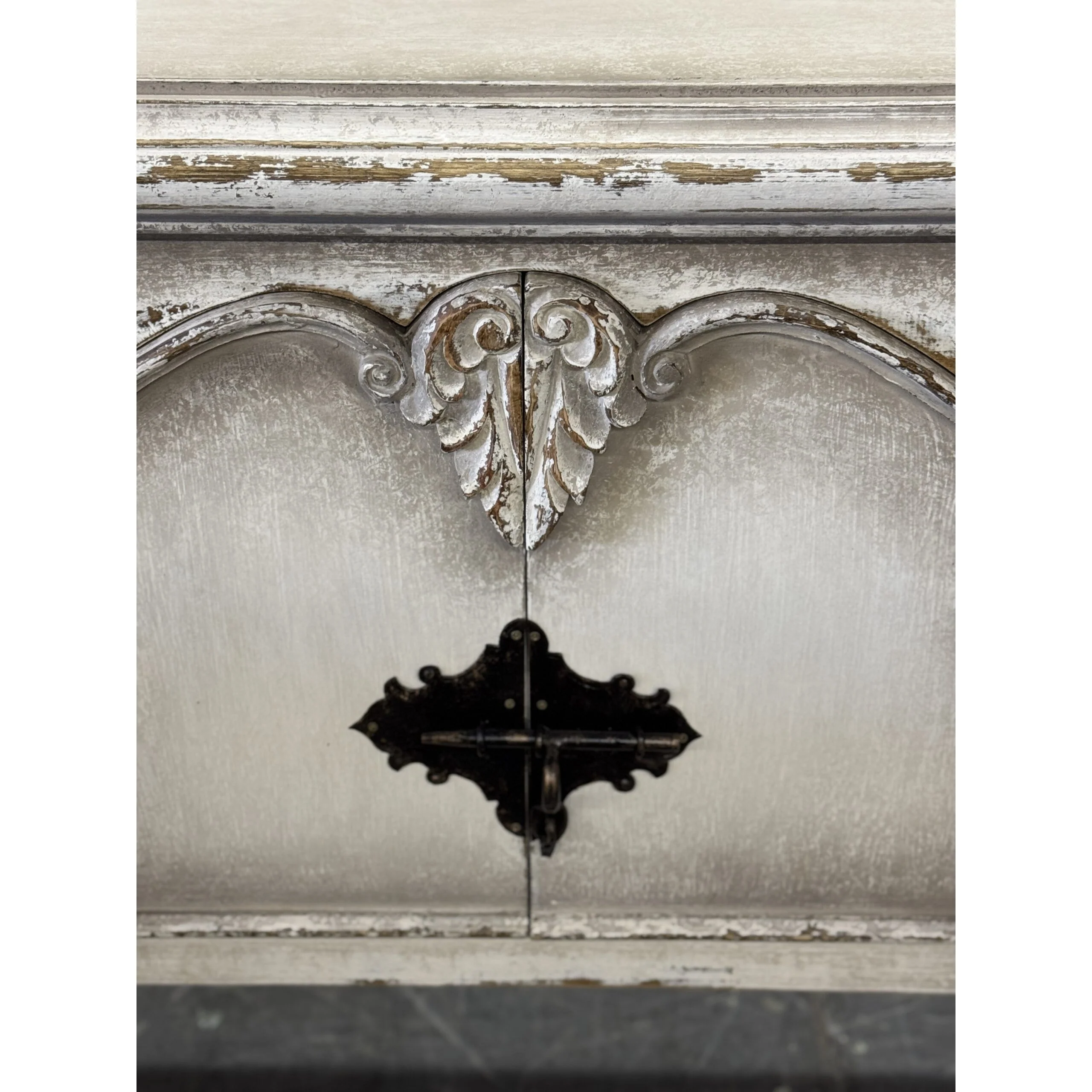 Casa Bonita Peruvian Hand-Painted Carved Wood Patona Console Table - Image 3