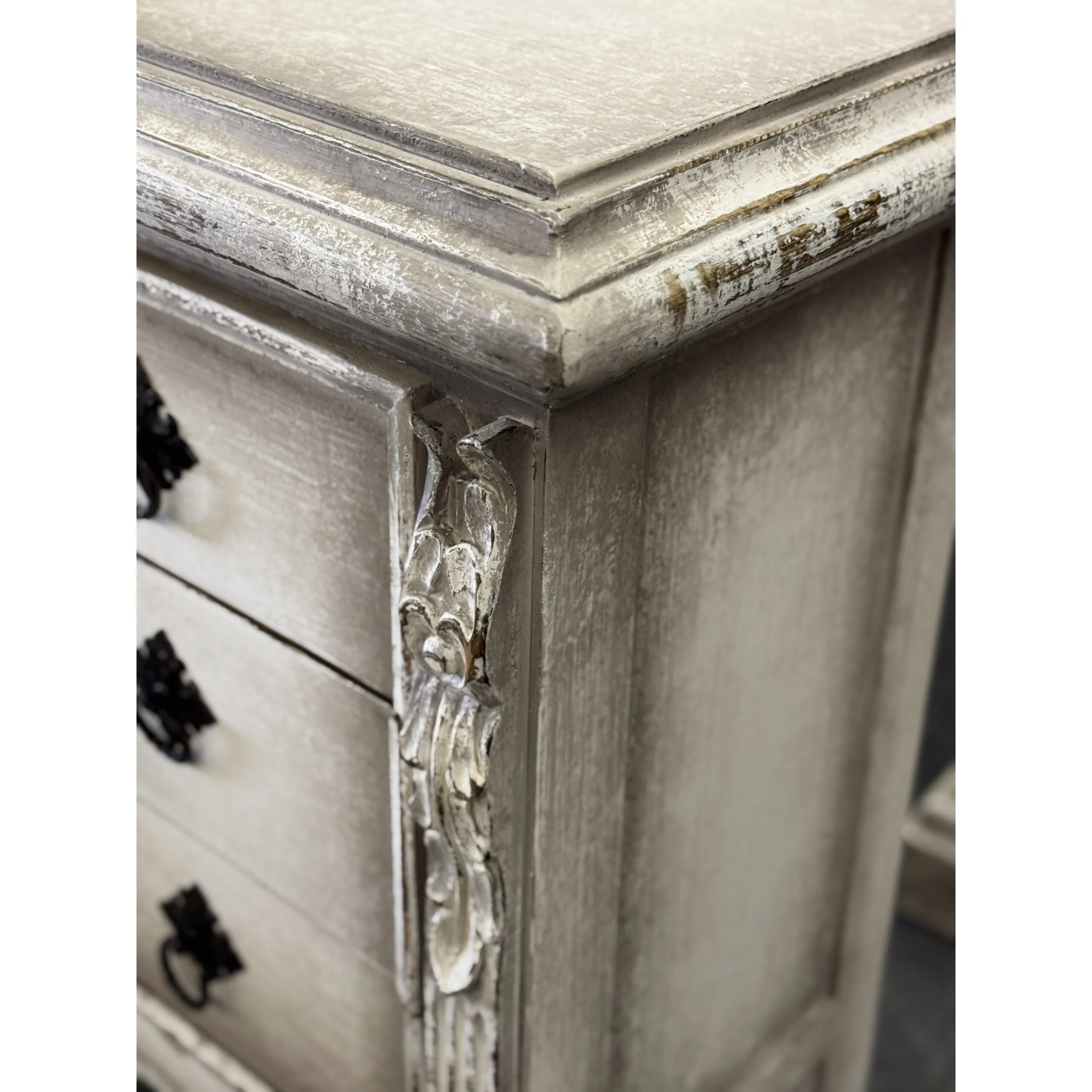 Casa Bonita Peruvian Hand-Painted Carved Wood Patona Console Table - Image 6