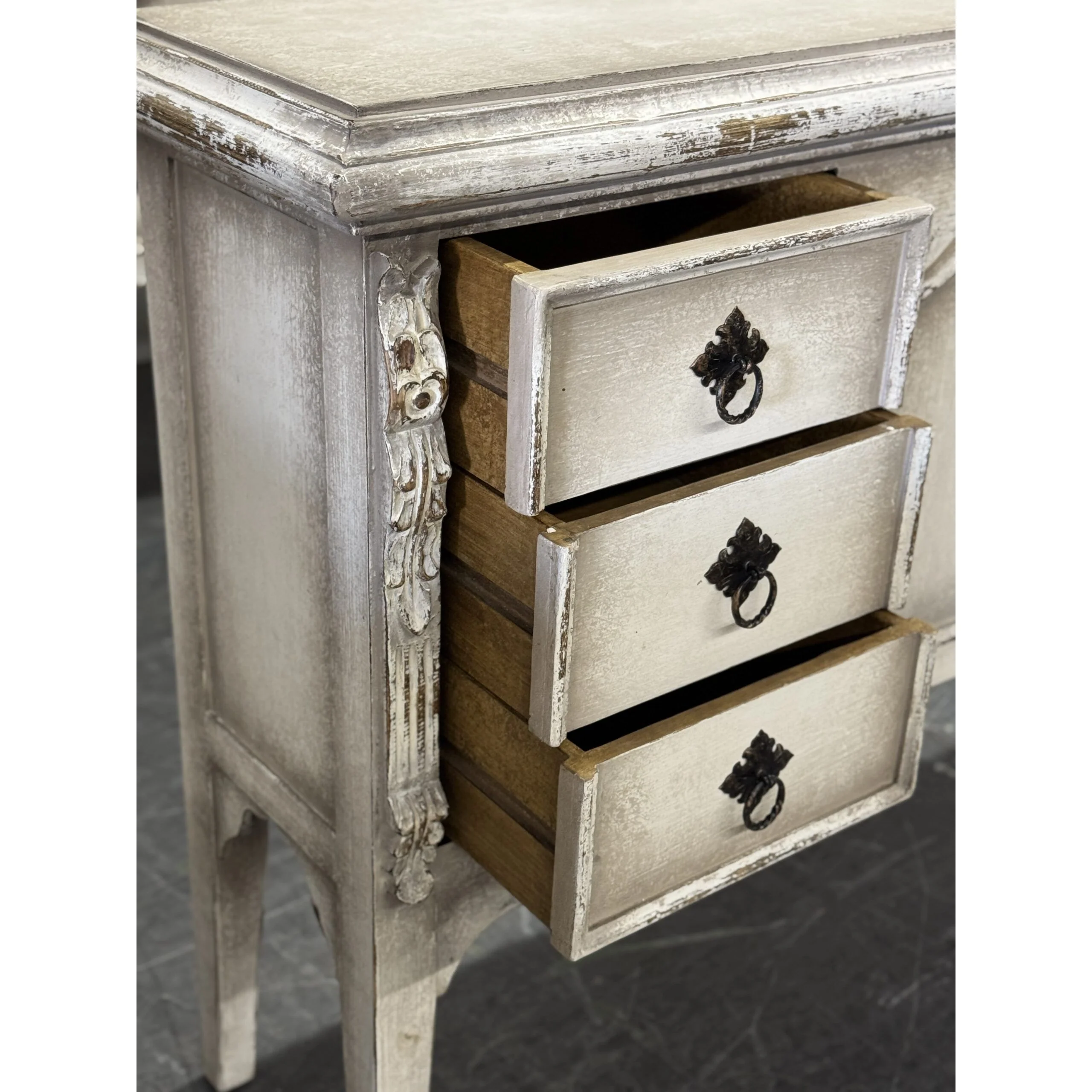 Casa Bonita Peruvian Hand-Painted Carved Wood Patona Console Table - Image 7