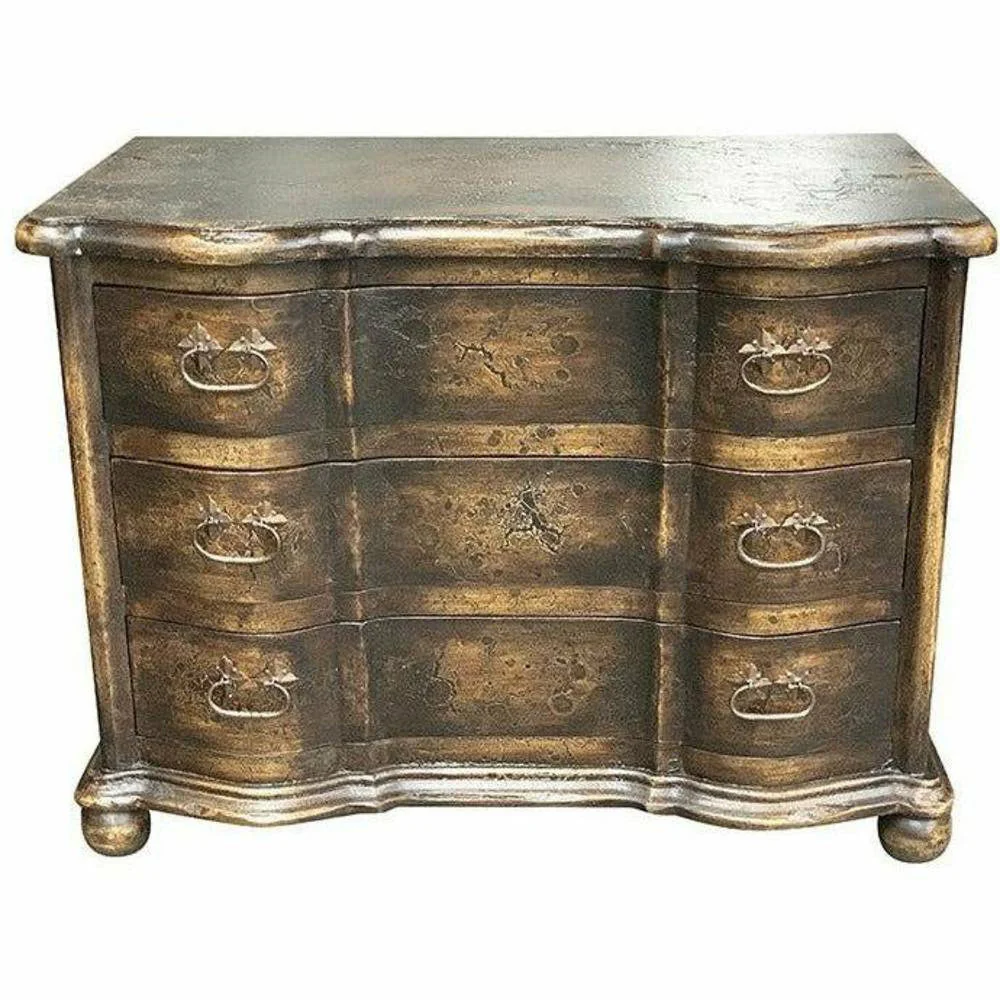 Casa Bonita Peruvian Hand-Painted Carved Wood Bellissimo Nightstand