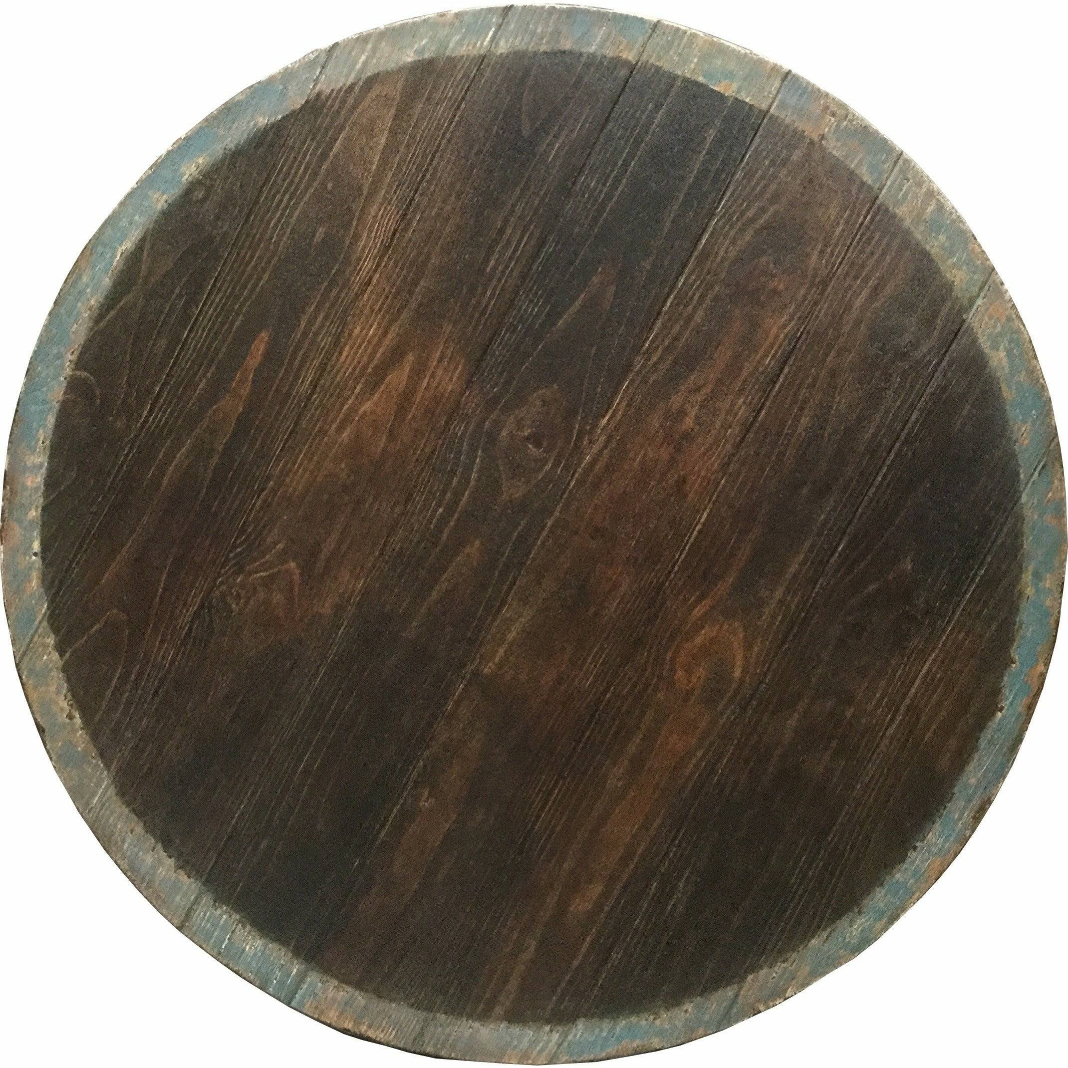 Casa Bonita Peruvian Hand-Painted and Carved Wood 60” Round Santa Fe Dining Table - Image 2