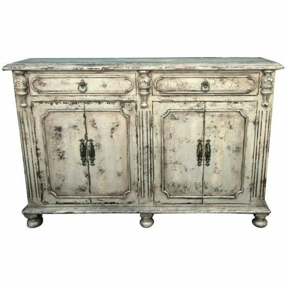 Casa Bonita Peruvian Hand-Painted Carved Wood Tammy Small Buffet