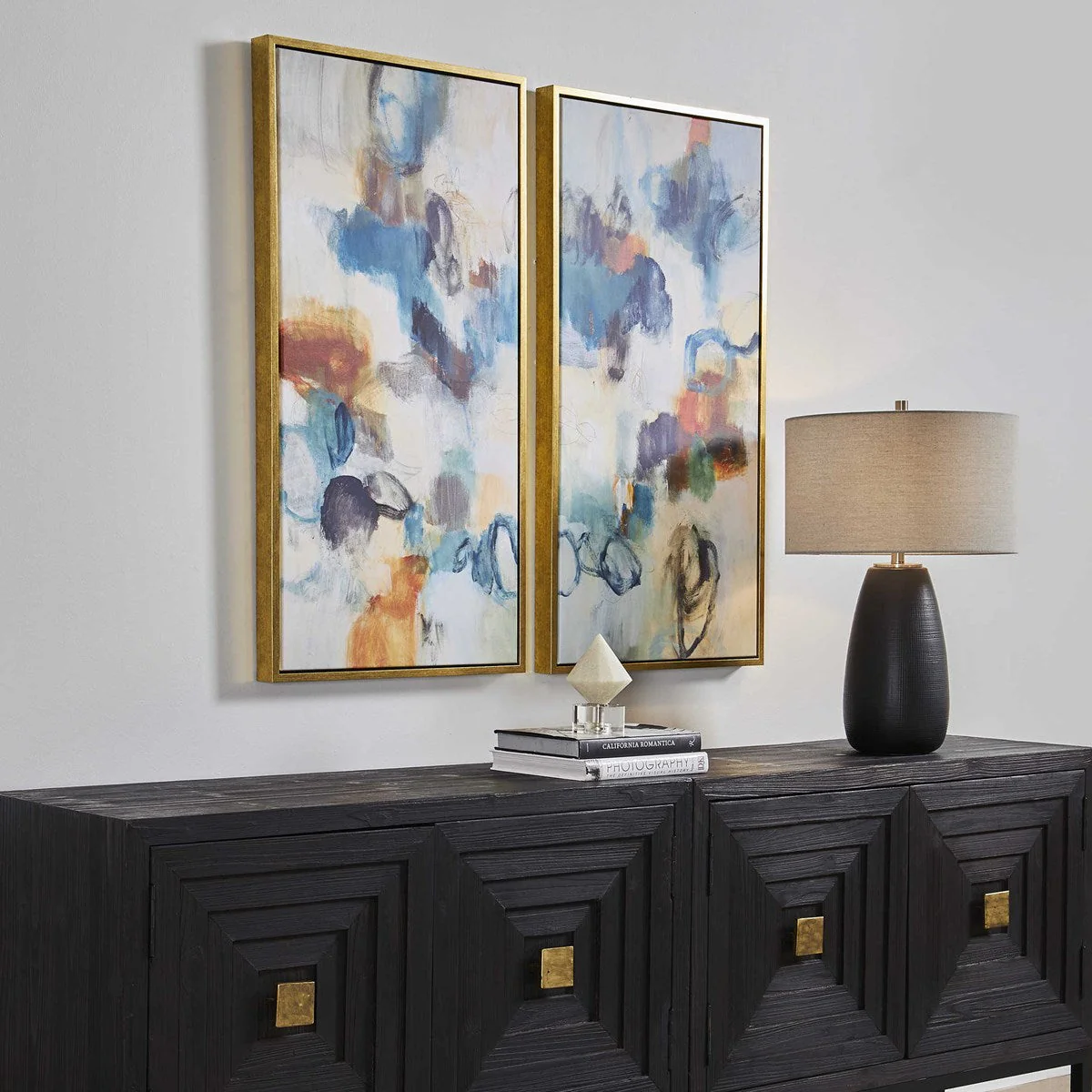 Uttermost Casual Moments Vibrant Colors Set of 2 Framed Canvases - Image 3