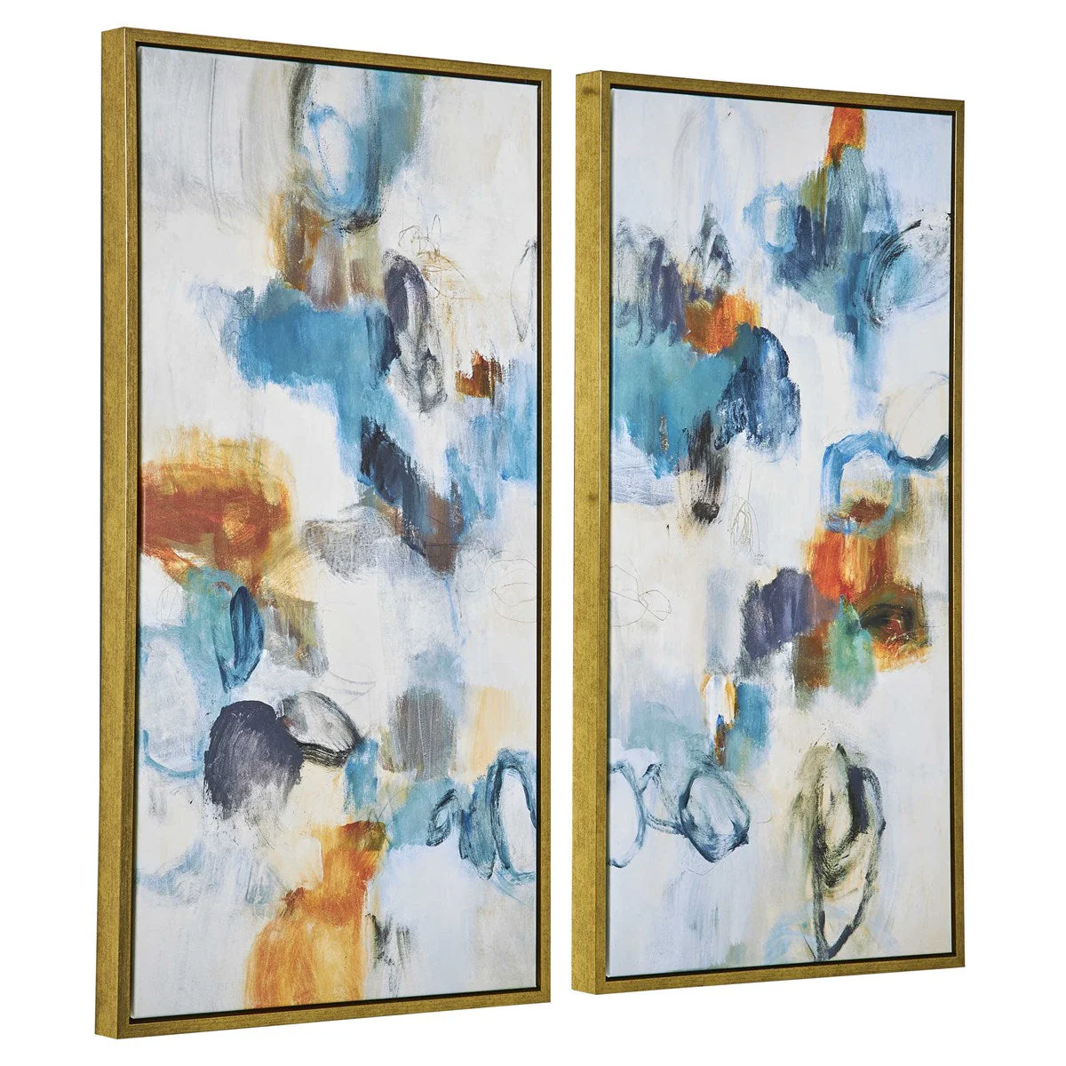Uttermost Casual Moments Vibrant Colors Set of 2 Framed Canvases - Image 4