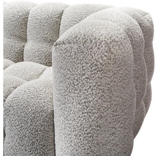 Surya Chambery Modern Ivory Boucle Channeled Sofa - Image 7