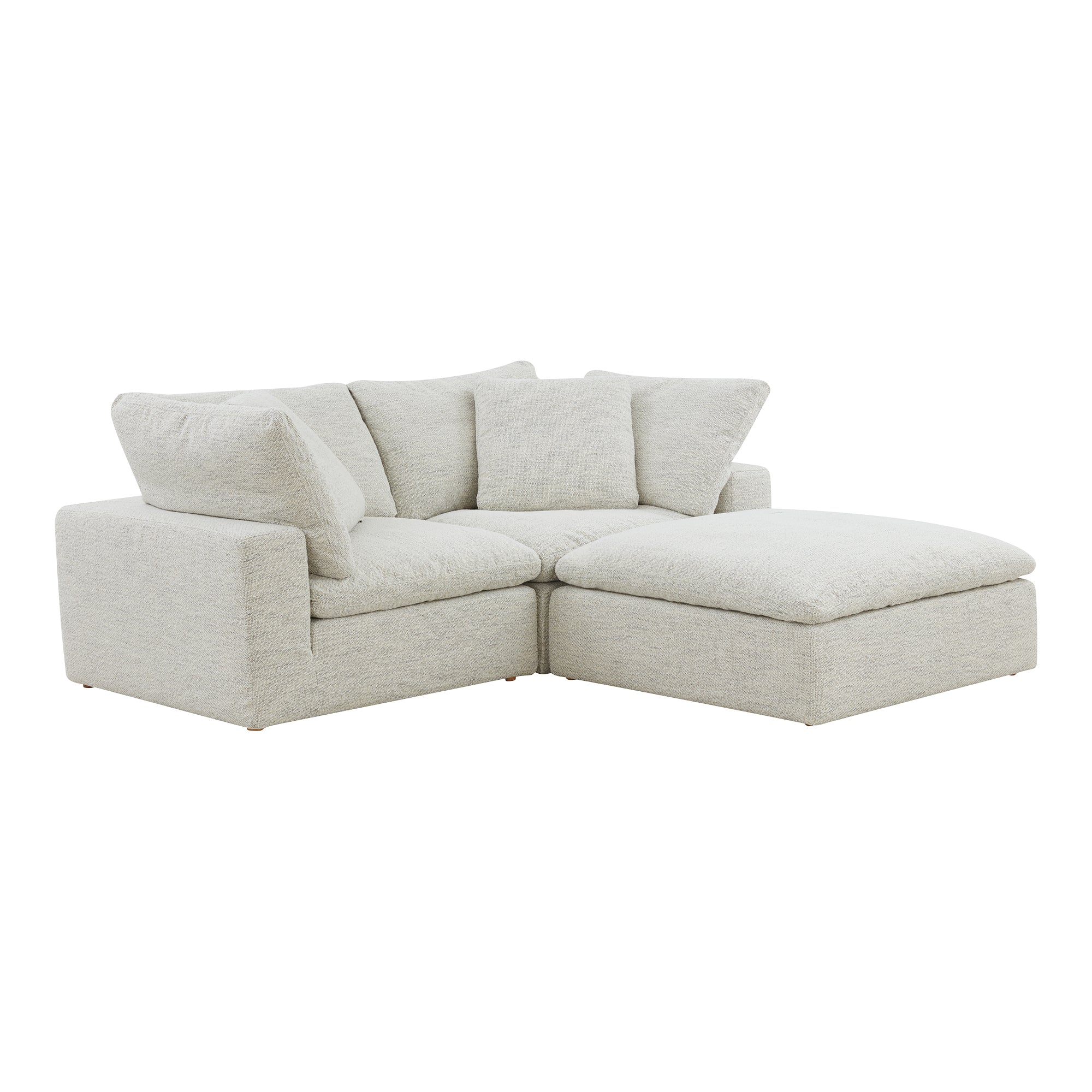 Moe's Home Collection Clay Nook Modular Sectional ~ Coastside Sand Performance Fabric - Image 2