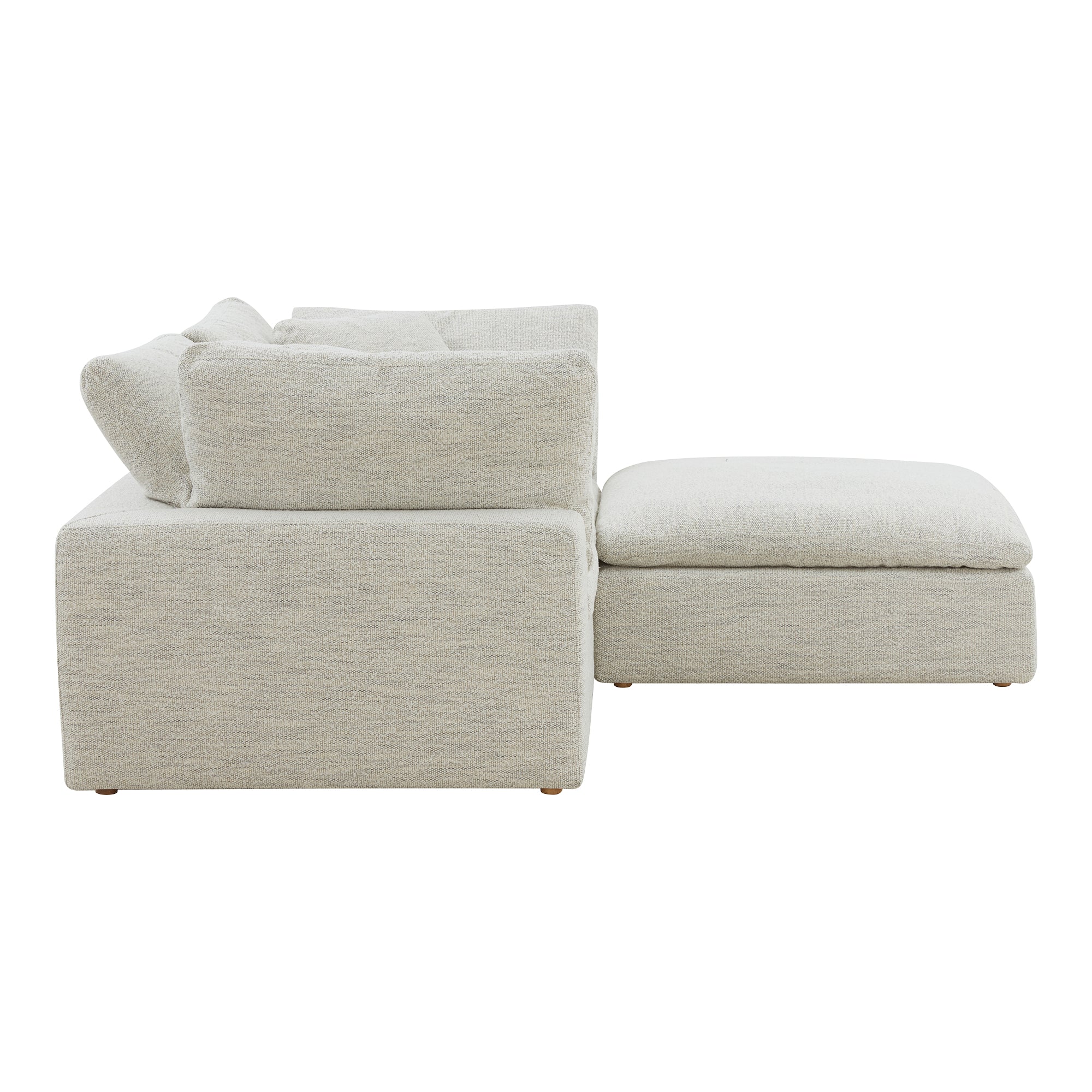 Moe's Home Collection Clay Nook Modular Sectional ~ Coastside Sand Performance Fabric - Image 3
