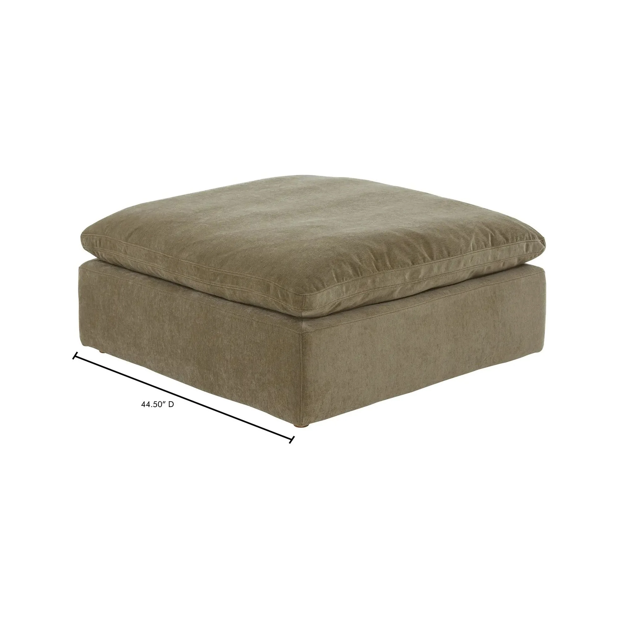 Moe’s Home Collection ClayDesert Sage Ottoman - Image 8