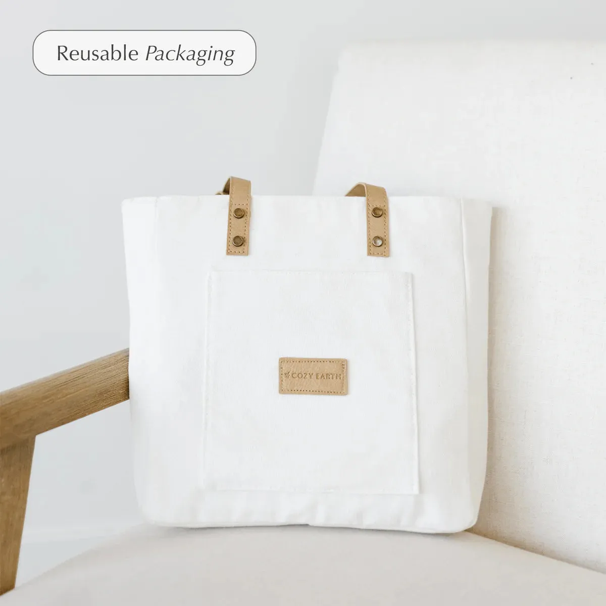 Cozy Earth White Bamboo Sheet Set Available in Queen and King Sizes - Image 3
